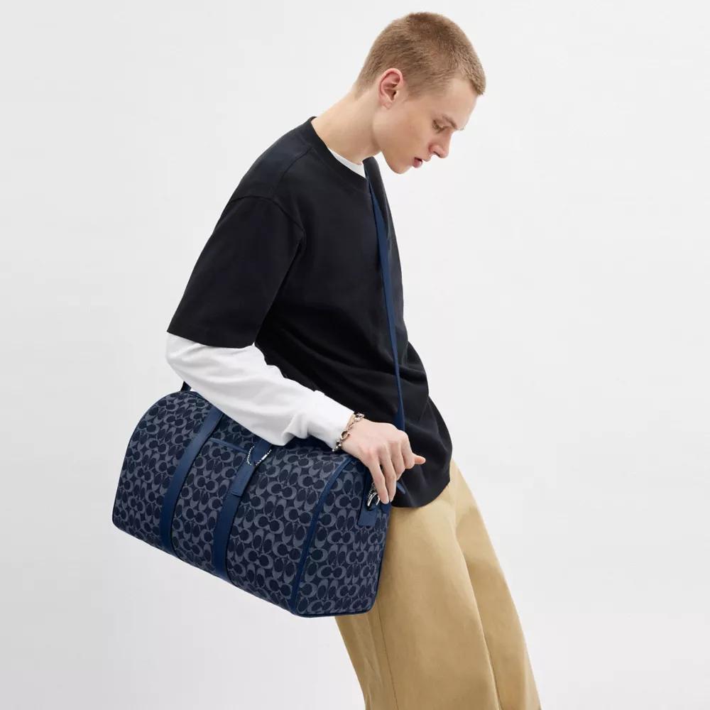 Gotham Duffle Bag 45 In Signature Denim Product Image