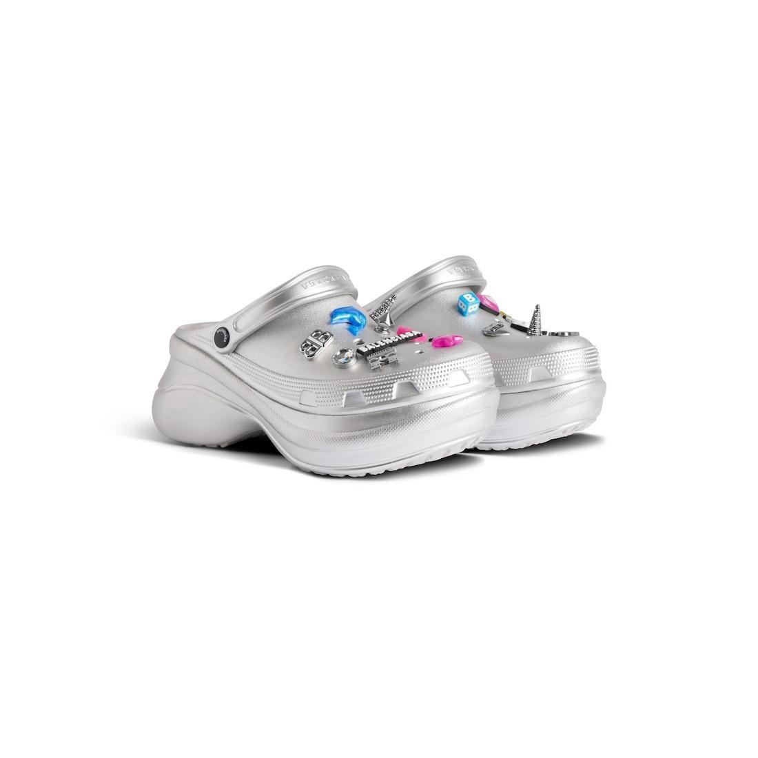 Women's Crocs™ Mule Jibbitz™ in Silver Product Image