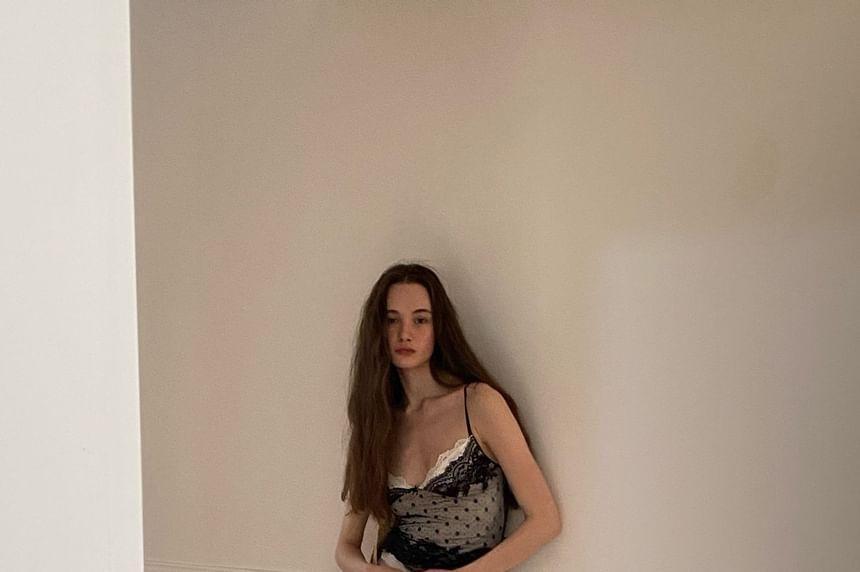 Polka Dot Lace-Trim Cami Top Product Image