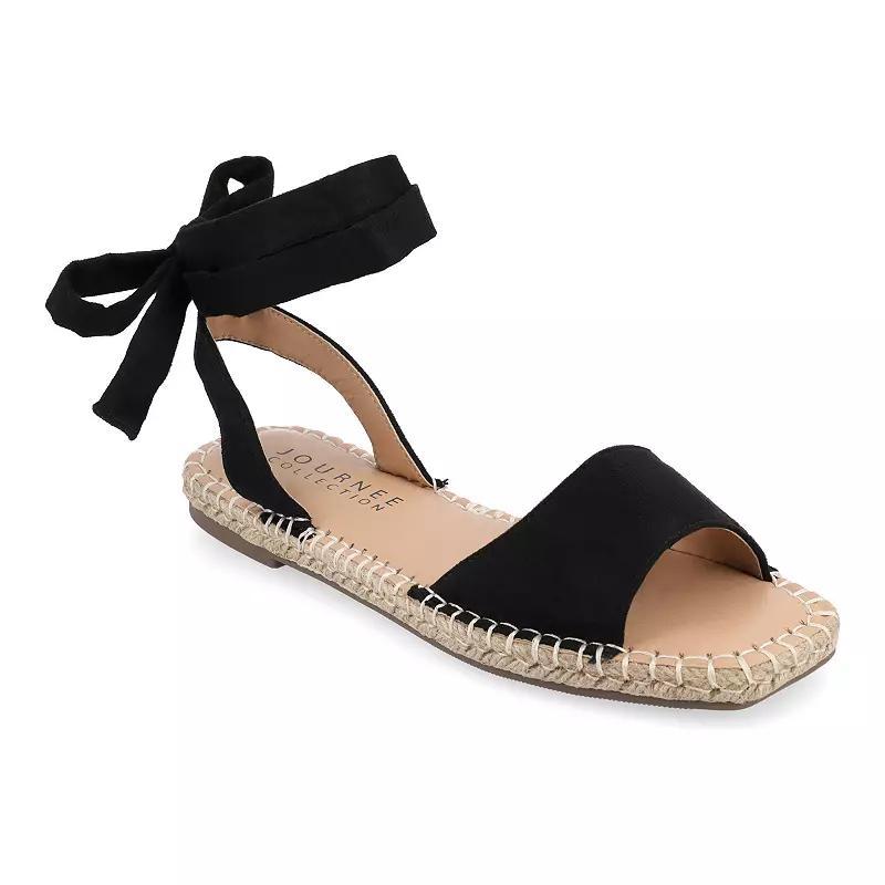 Journee Emelie Womens Espadrille Sandals Purple Product Image