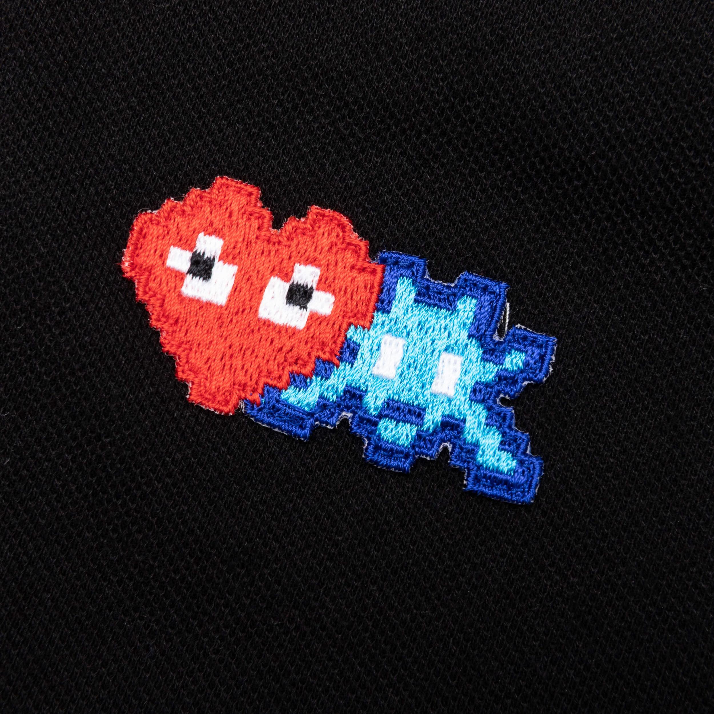 Comme des Garcons PLAY x the Artist Invader Women's Polo - Black Female Product Image