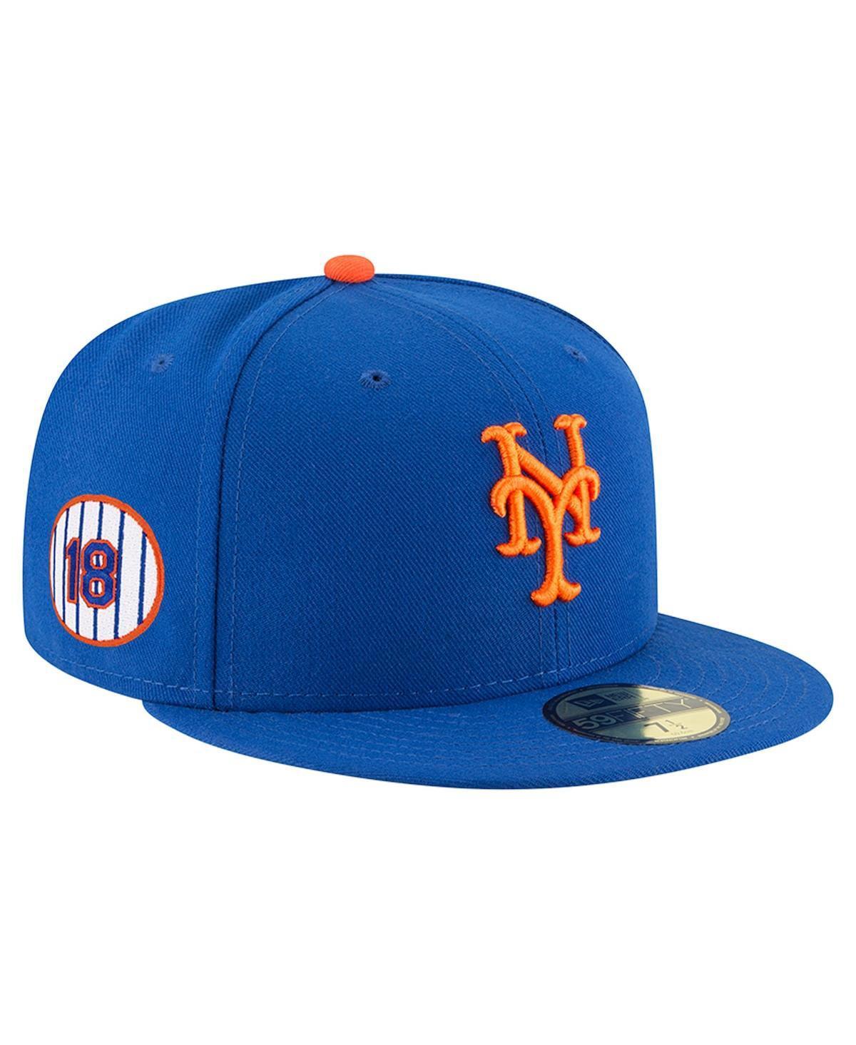 Mens New Era Dwight Gooden Royal New York Mets Jersey Retirement 59FIFTY Fitted Hat Product Image