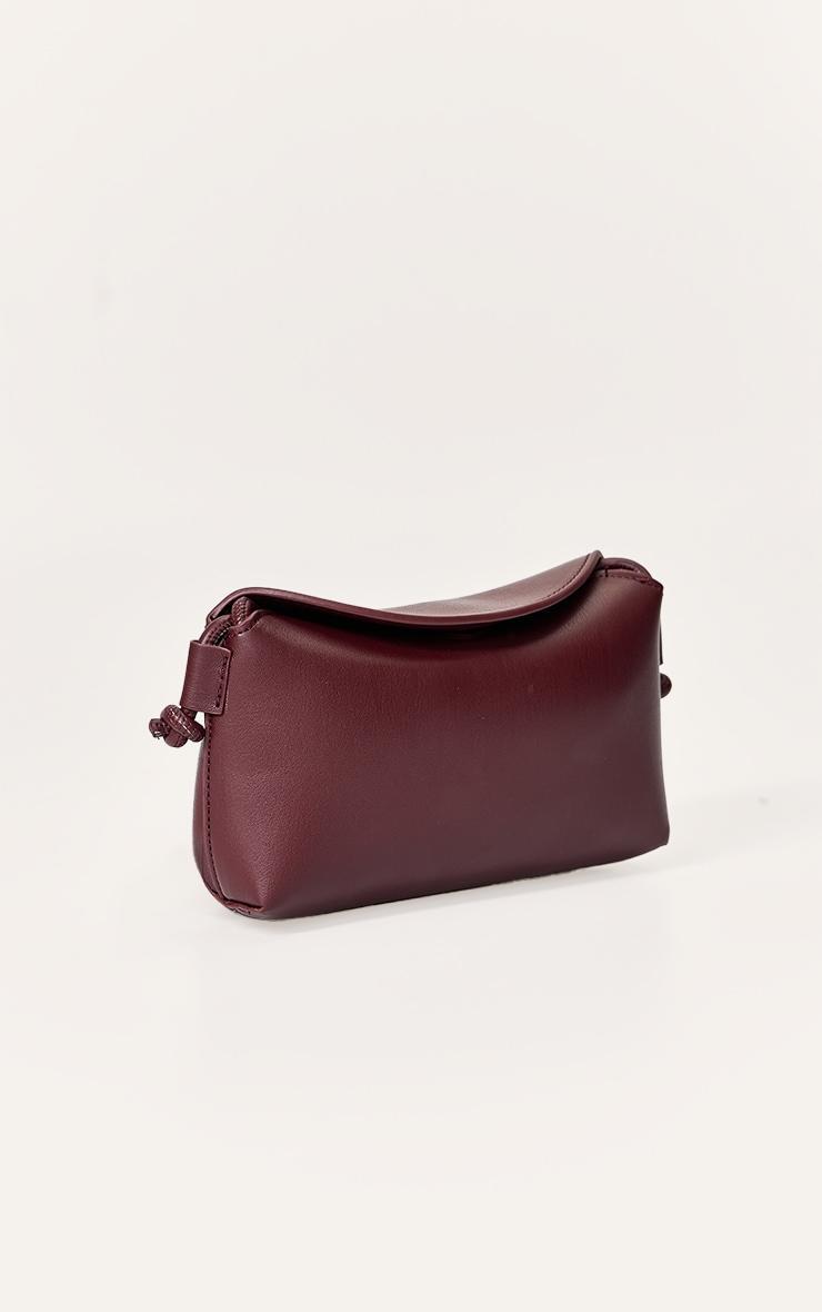 Plum Soft PU Spaghetti Strap Cross Body Bag Product Image