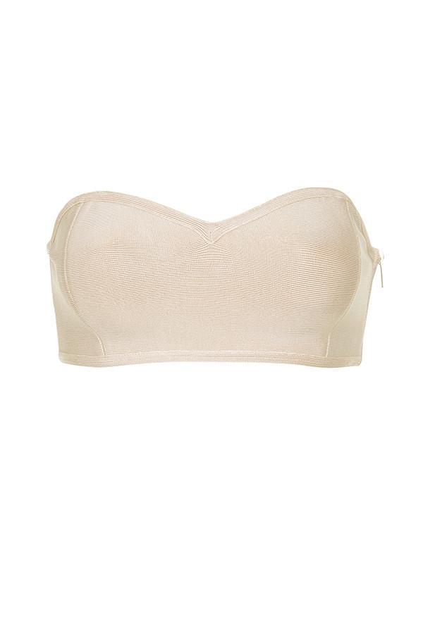 Naked Beige Bandage Strapless Bra Product Image