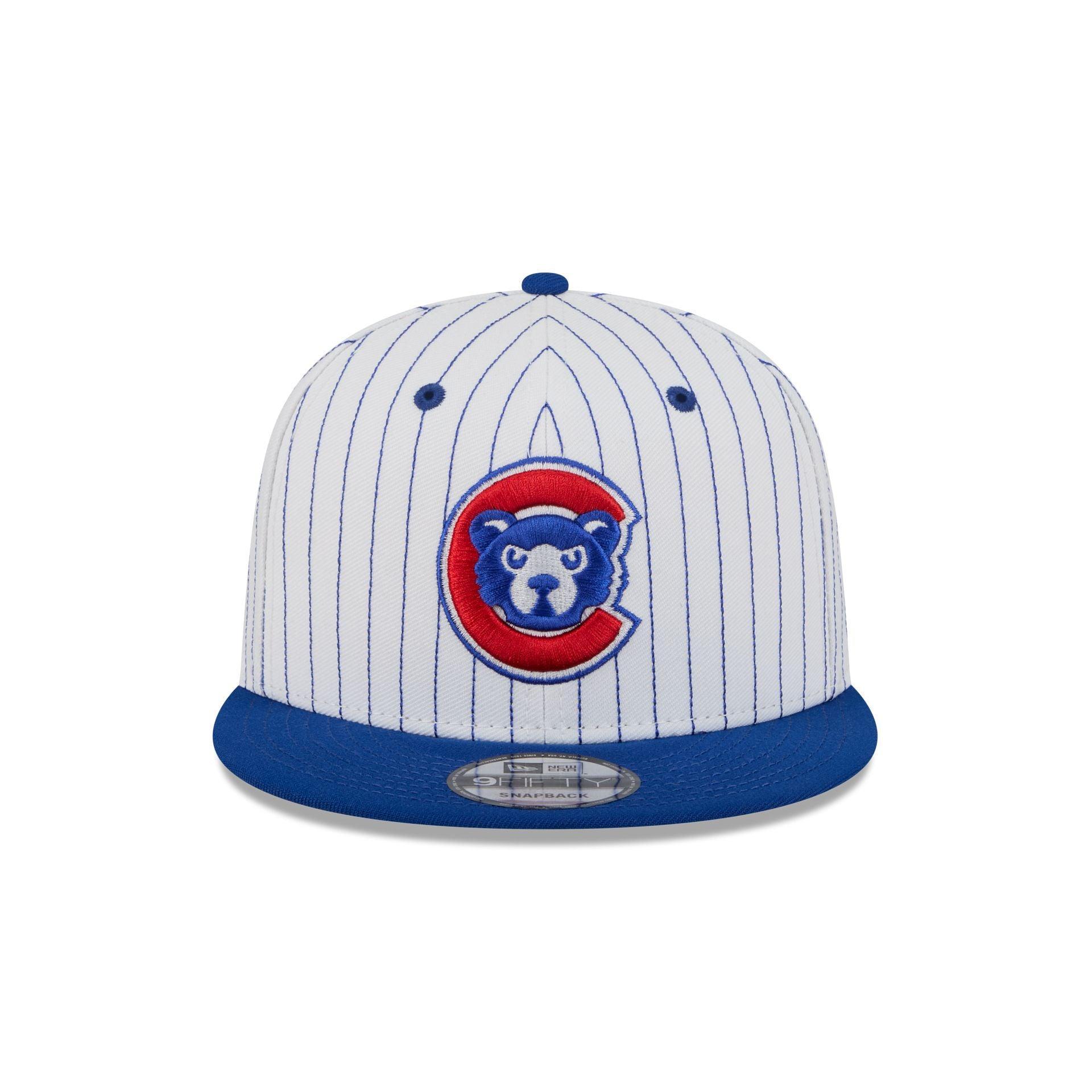 Chicago Cubs Deceptor Pinstripe 9FIFTY Snapback Hat Male Product Image