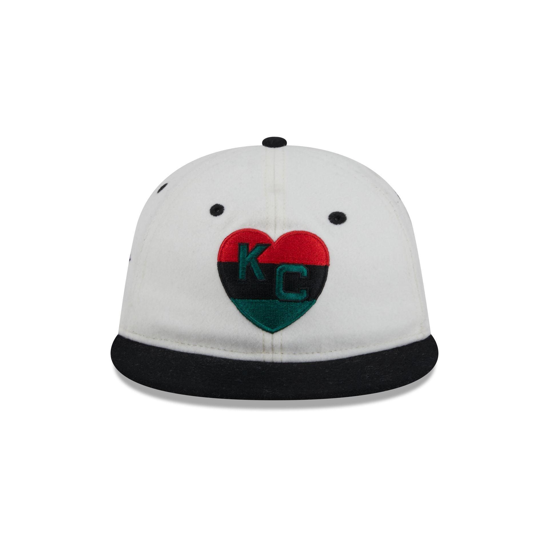 Kansas City Monarchs Tri Color Retro Crown 9FIFTY Snapback Hat Male Product Image