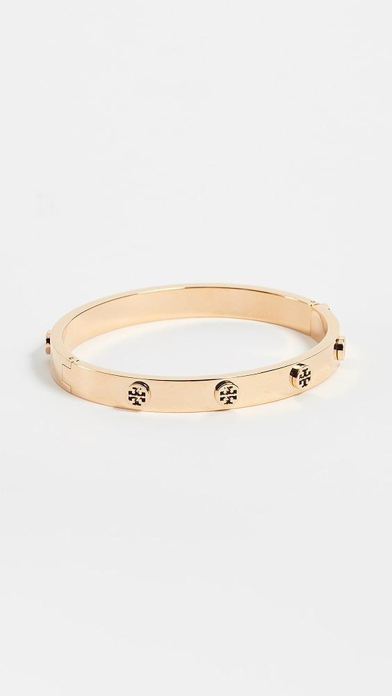 Tory Burch Logo Stud Hinge Bracelet | Shopbop Product Image