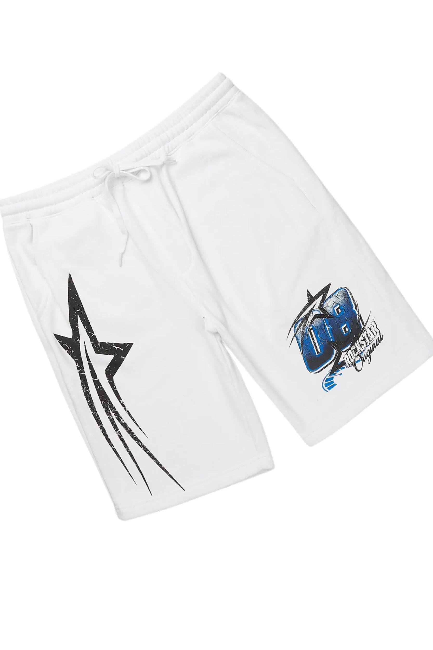 Shajara White T-Shirt Short Set Female Product Image