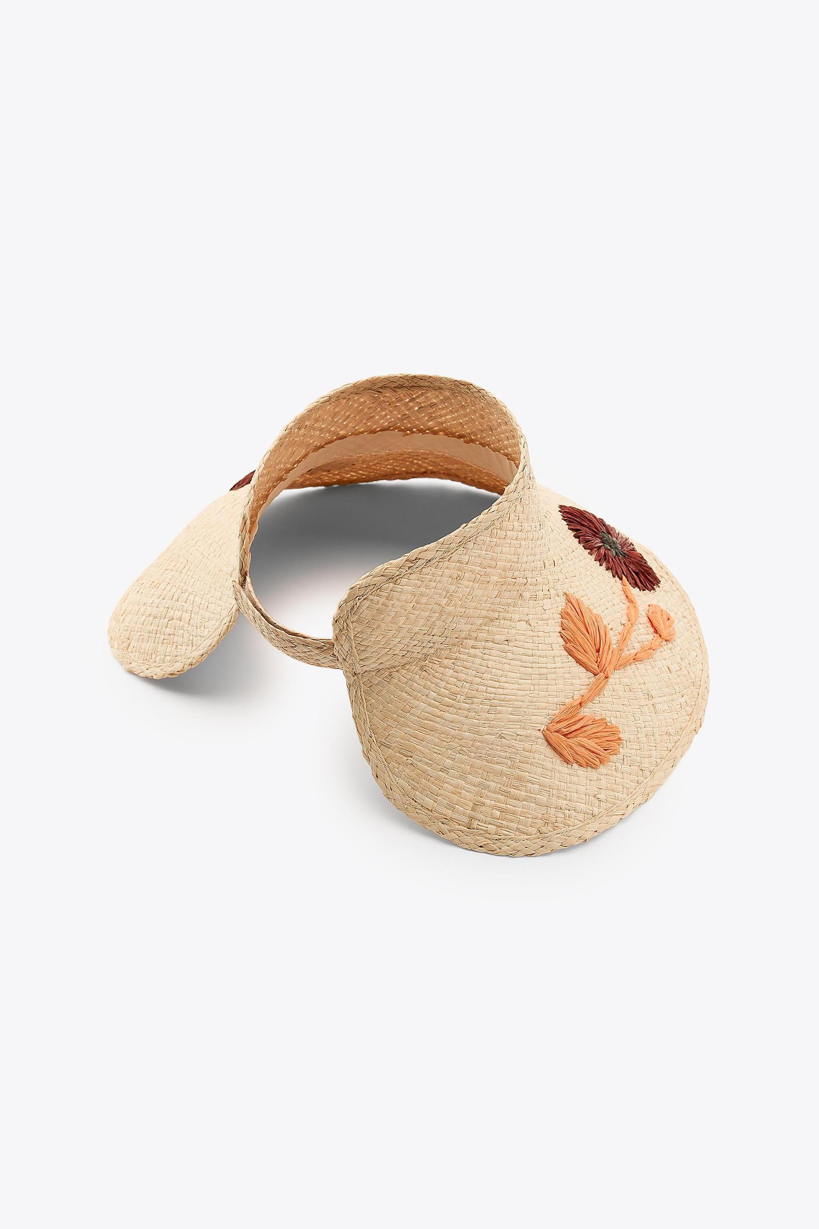 FLORAL BRAIDED VISOR Product Image