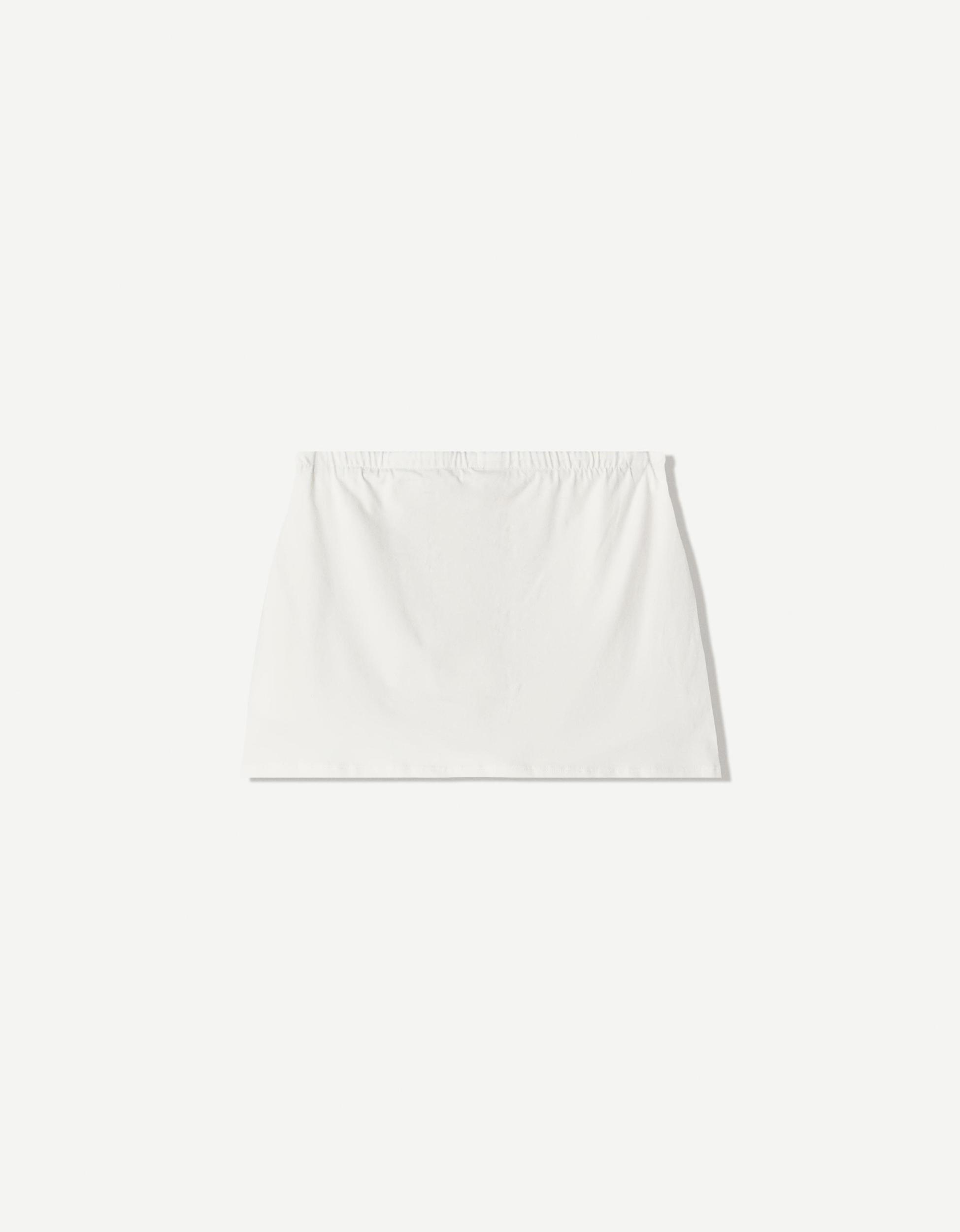 Skort with tied waistband Product Image