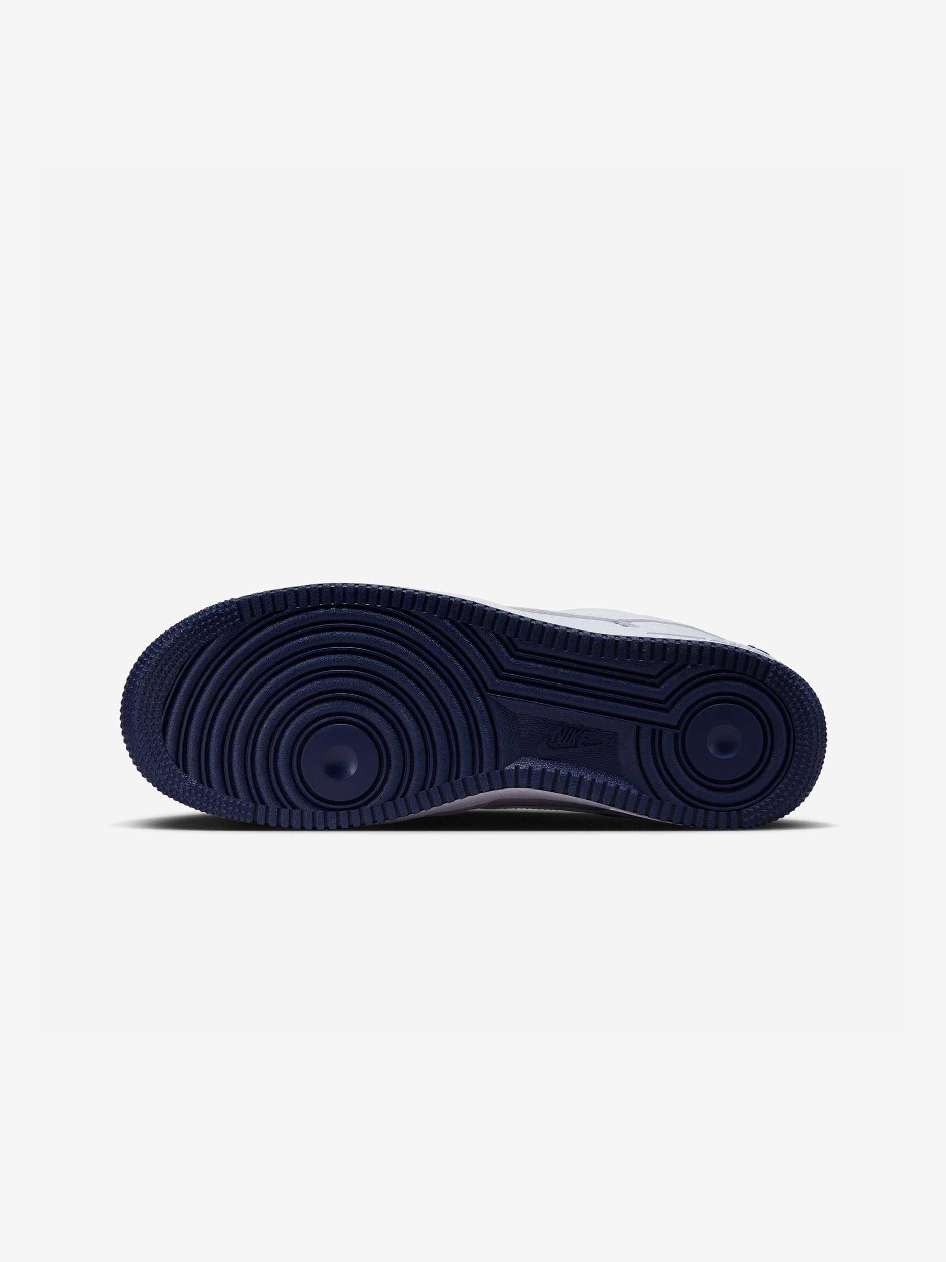 Nike Us Force 1 (WHITE/WHITE-MIDNIGHT NAVY-DK POWDER BLUE) Product Image