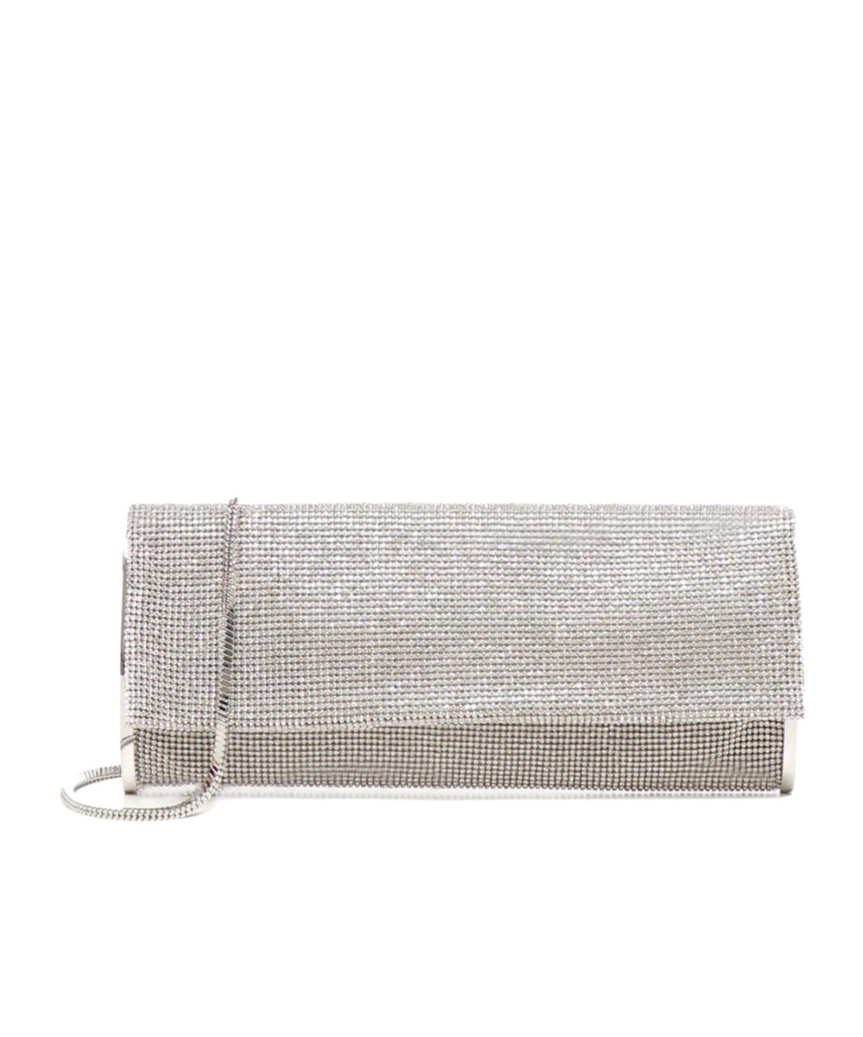 BENEDETTA BRUZZICHES Kate Clutch Bag In Silver Product Image