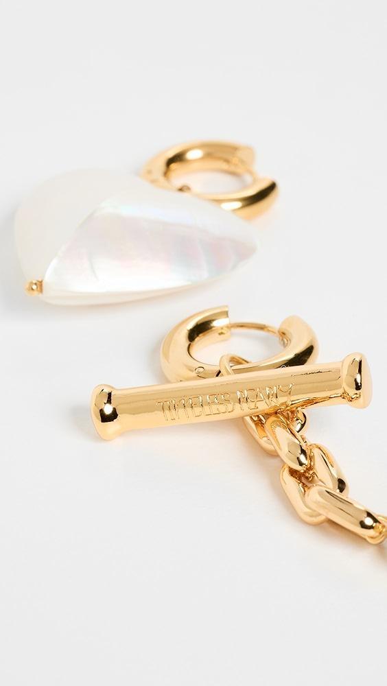 Timeless Pearly Mix Match Earring with Pearl Heart | Shopbop Product Image