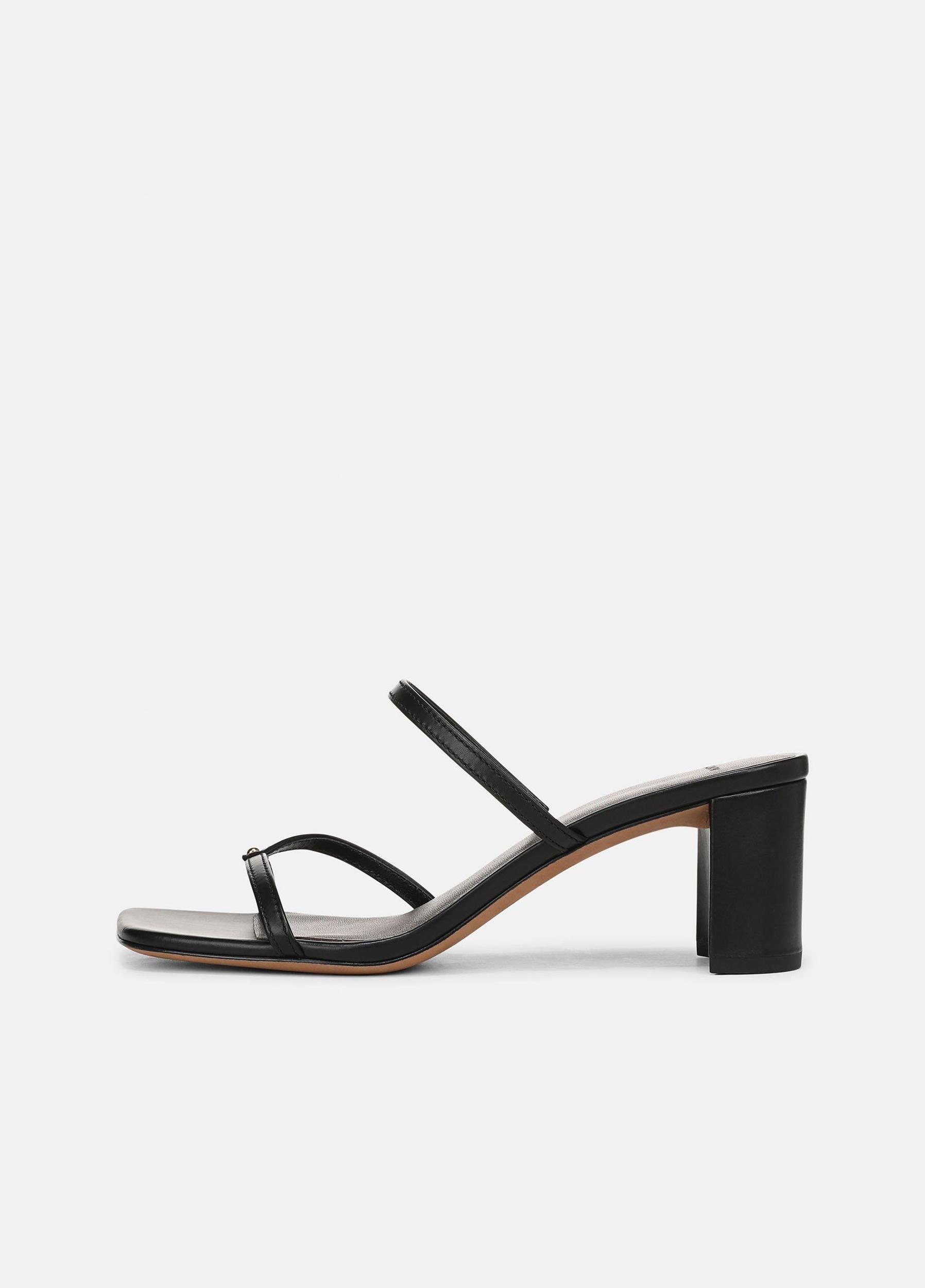Ona Leather Heeled Sandal Product Image
