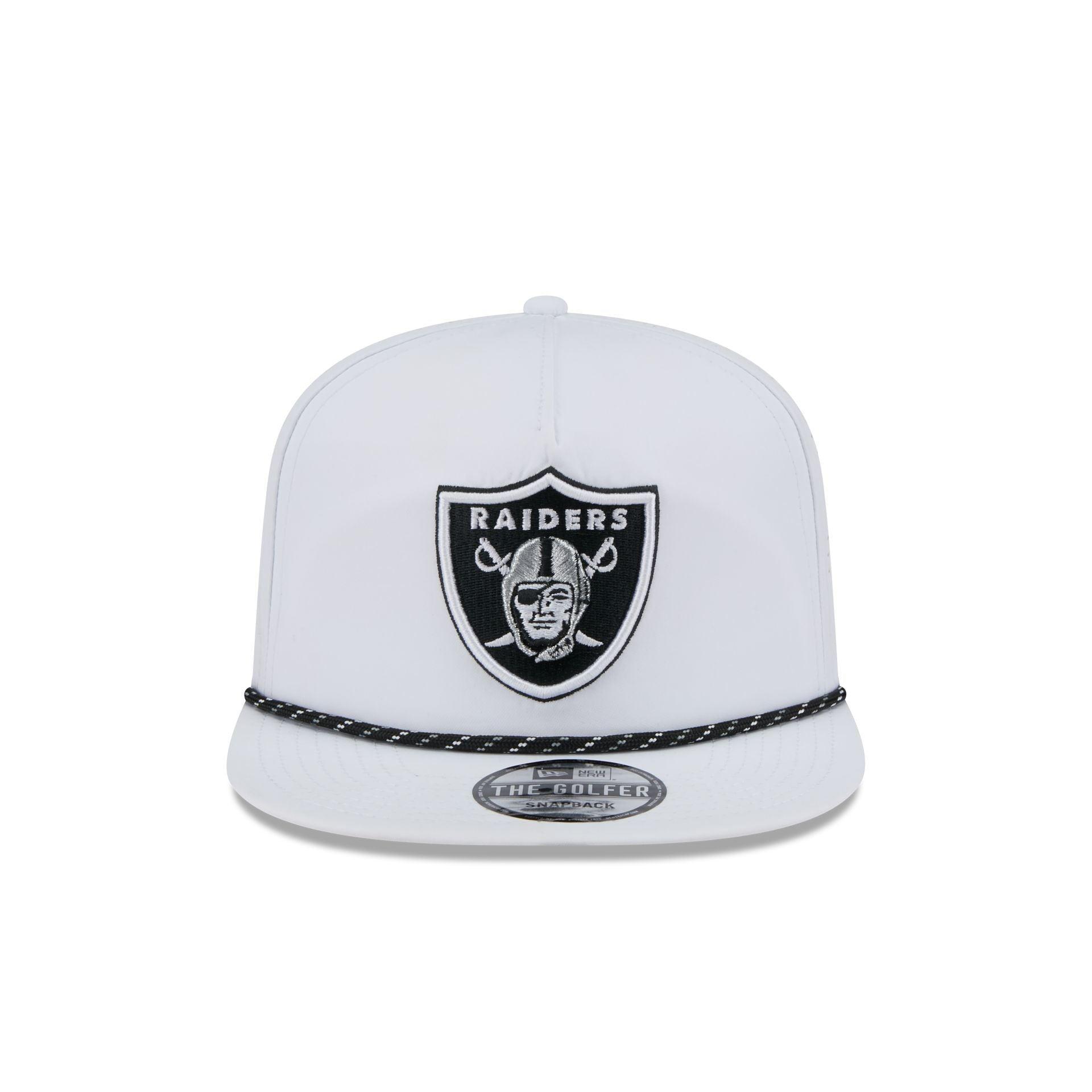 Las Vegas Raiders Optic White Performance Rope Golfer Hat Male Product Image