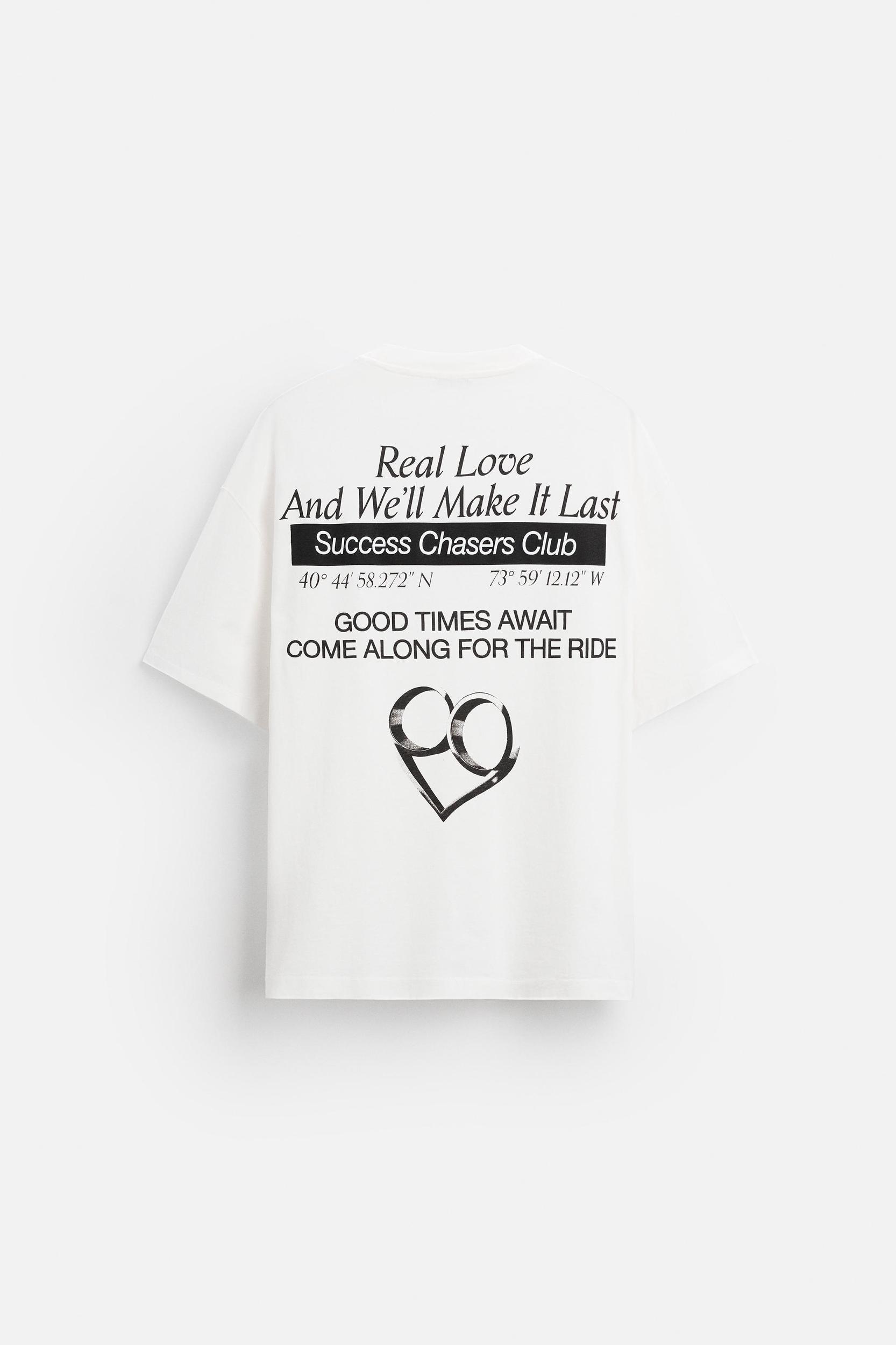 TEXT PRINT T-SHIRT Product Image