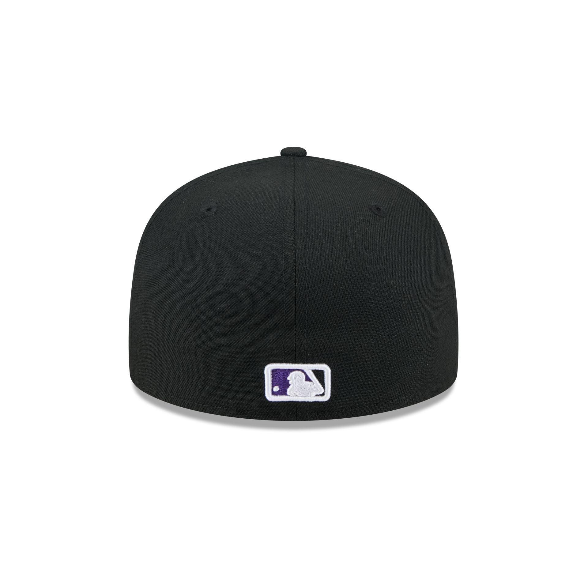 Boston Red Sox Black and White Basic 59FIFTY Fitted Hat Male Product Image
