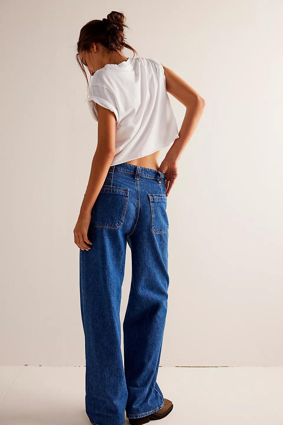 Free People Palmer Cuffed Jeans Product Image
