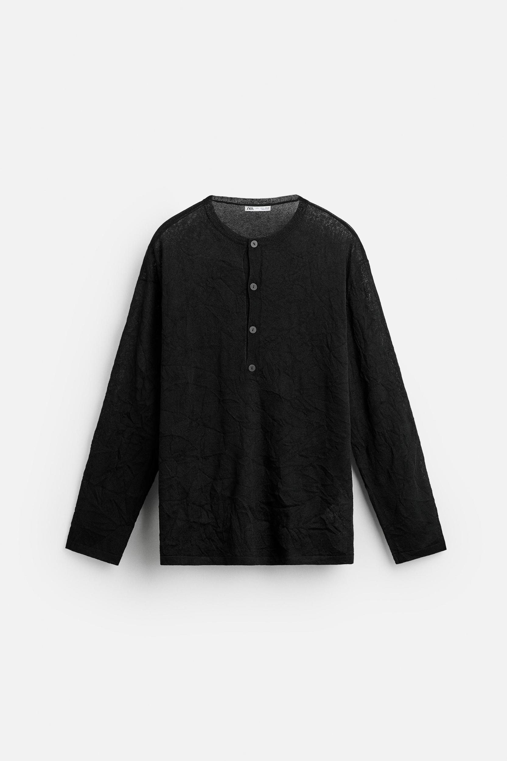 WRINKLED EFFECT SWEATER Product Image
