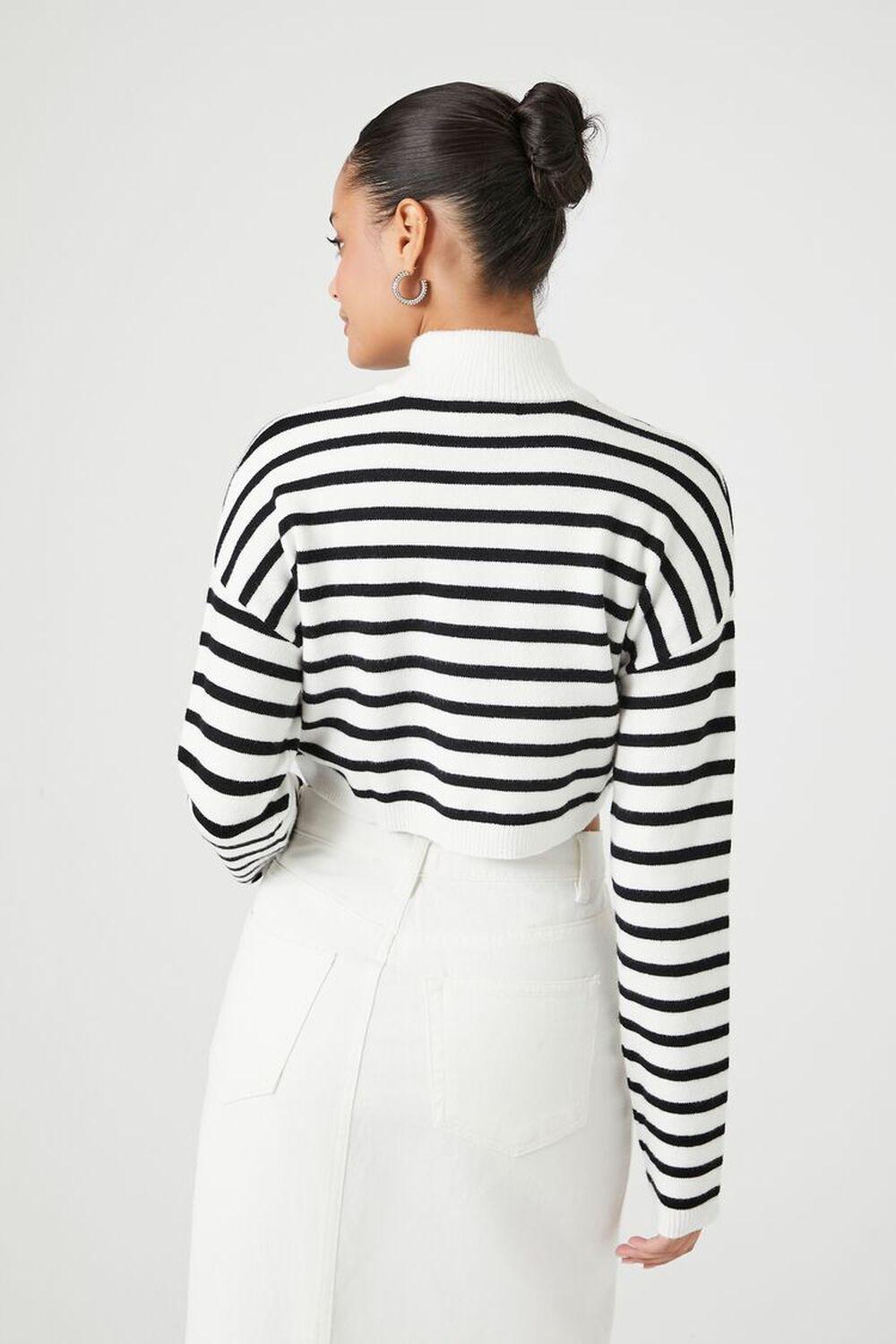 Striped Sweater-Knit Crop Top | Forever 21 Product Image