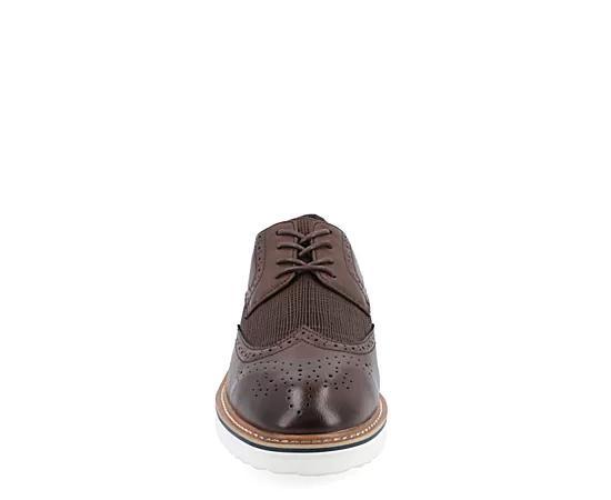 Vance Co. Warrick Wing Tip Derby Vegan Leather) Men's Shoes Product Image