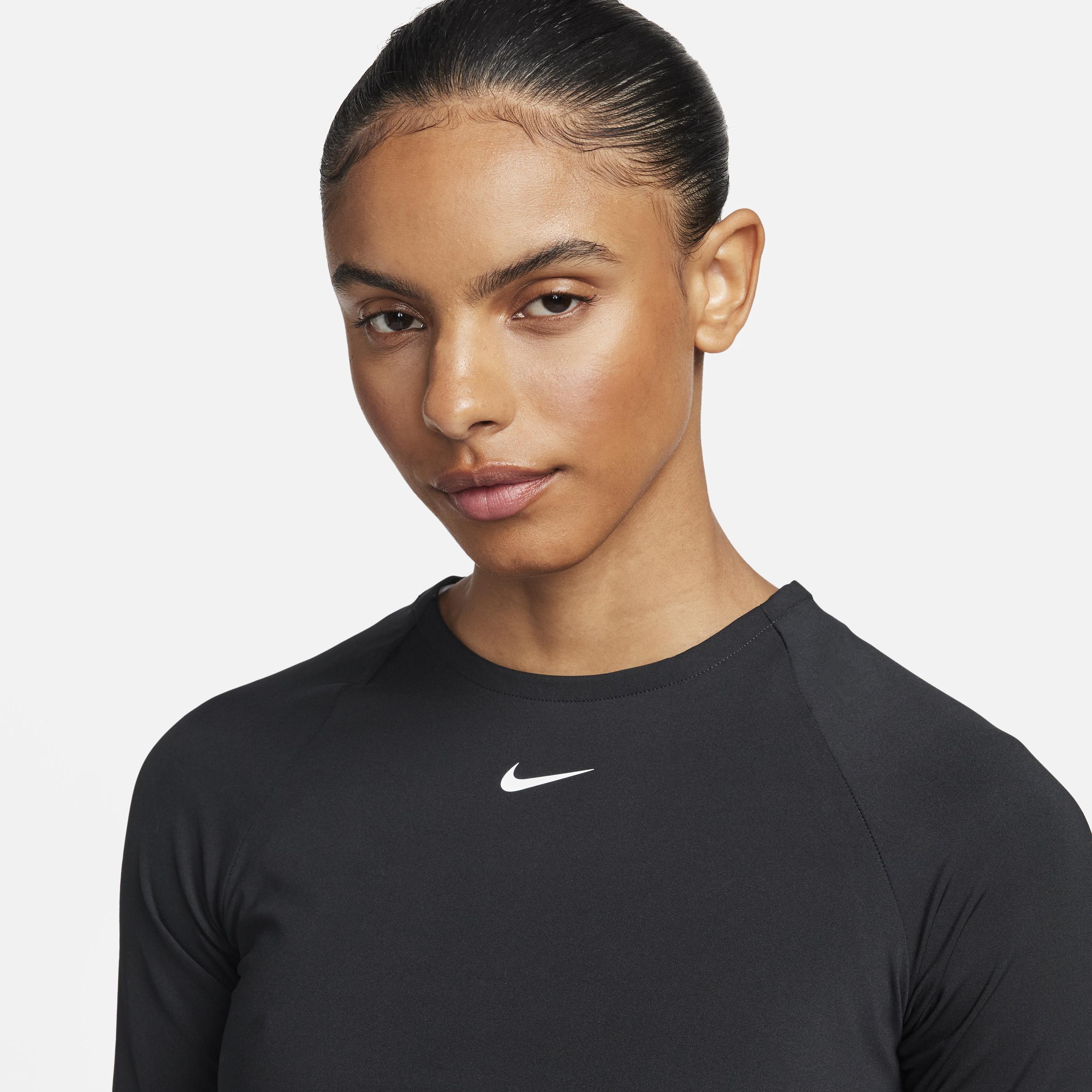 Nike Womens Pro 365 Dri-FIT Cropped Long-Sleeve T-Shirt Product Image