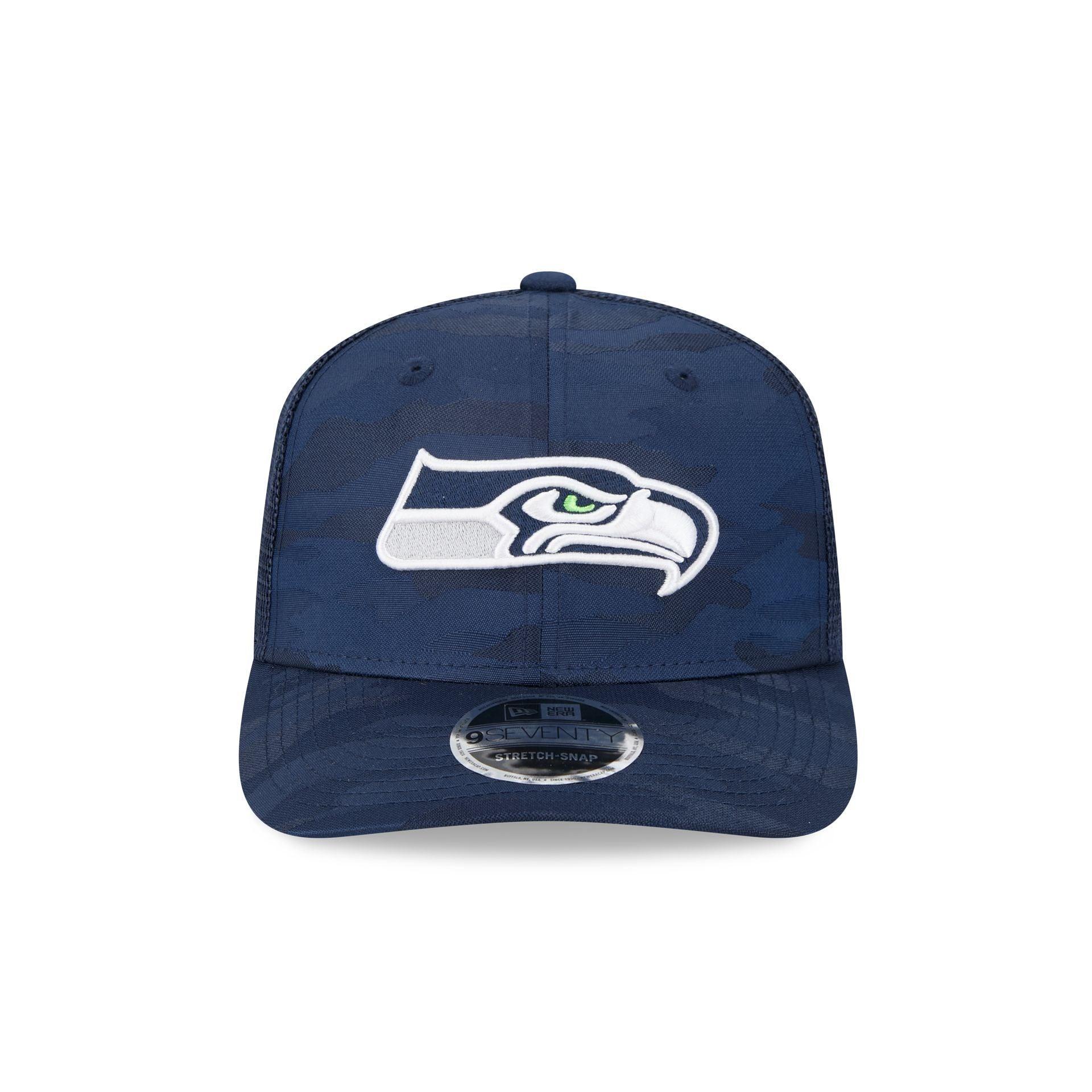 Seattle Seahawks Camo 9SEVENTY Trucker Stretch-Snap Hat Male Product Image