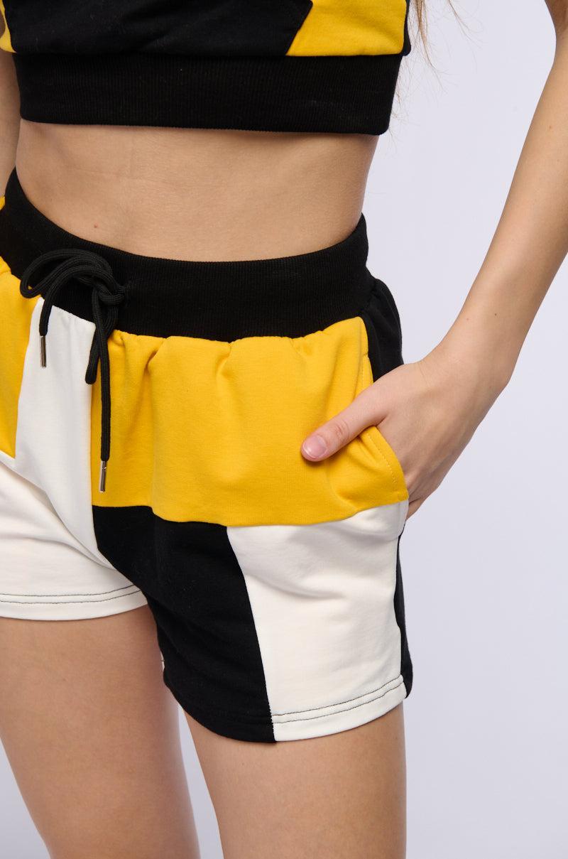 ON THE GO COLOR BLOCK ONE SHOULDER TANK Product Image