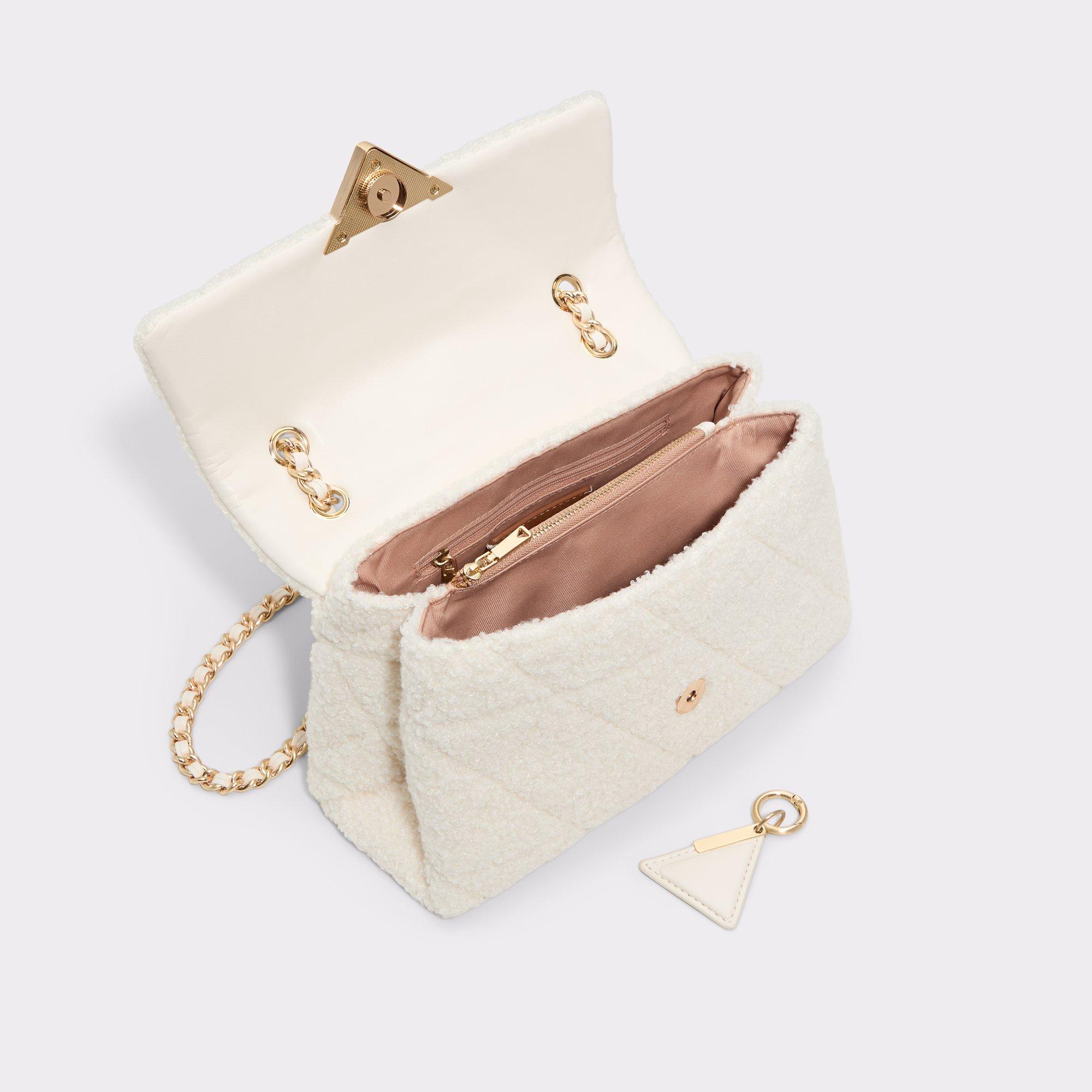 ALDO Softshearlingx - Women's Crossbody Handbag - Beige Product Image