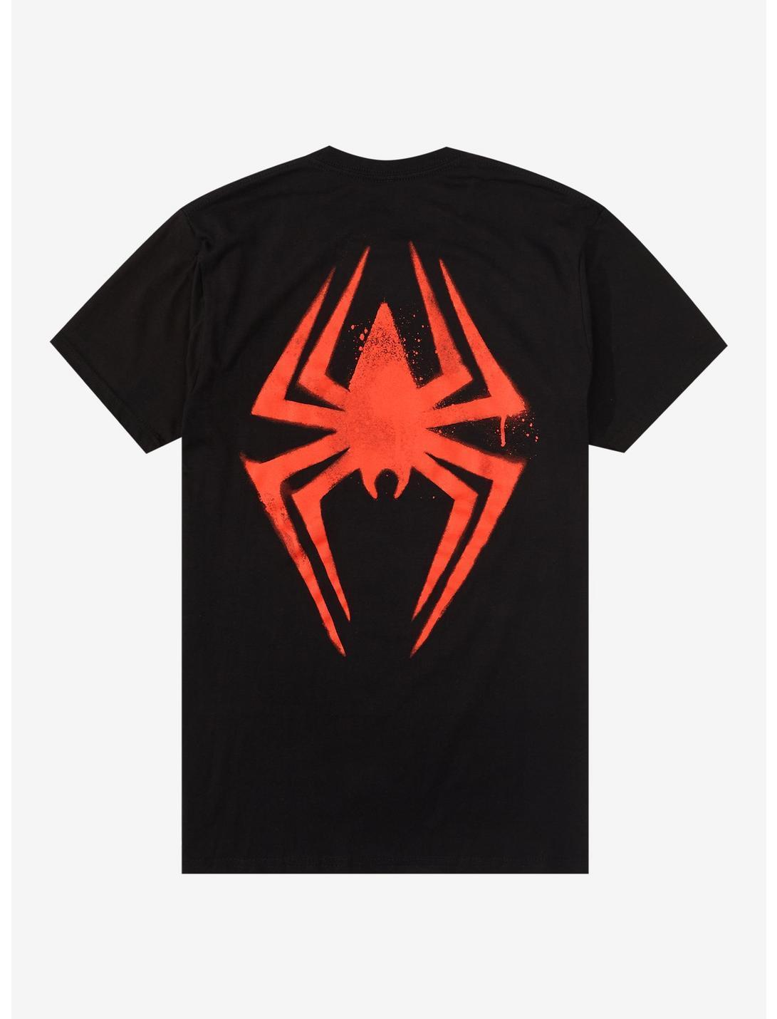 Marvel Spider-Man: Across The Spider-Verse Miles Logo T-Shirt Product Image