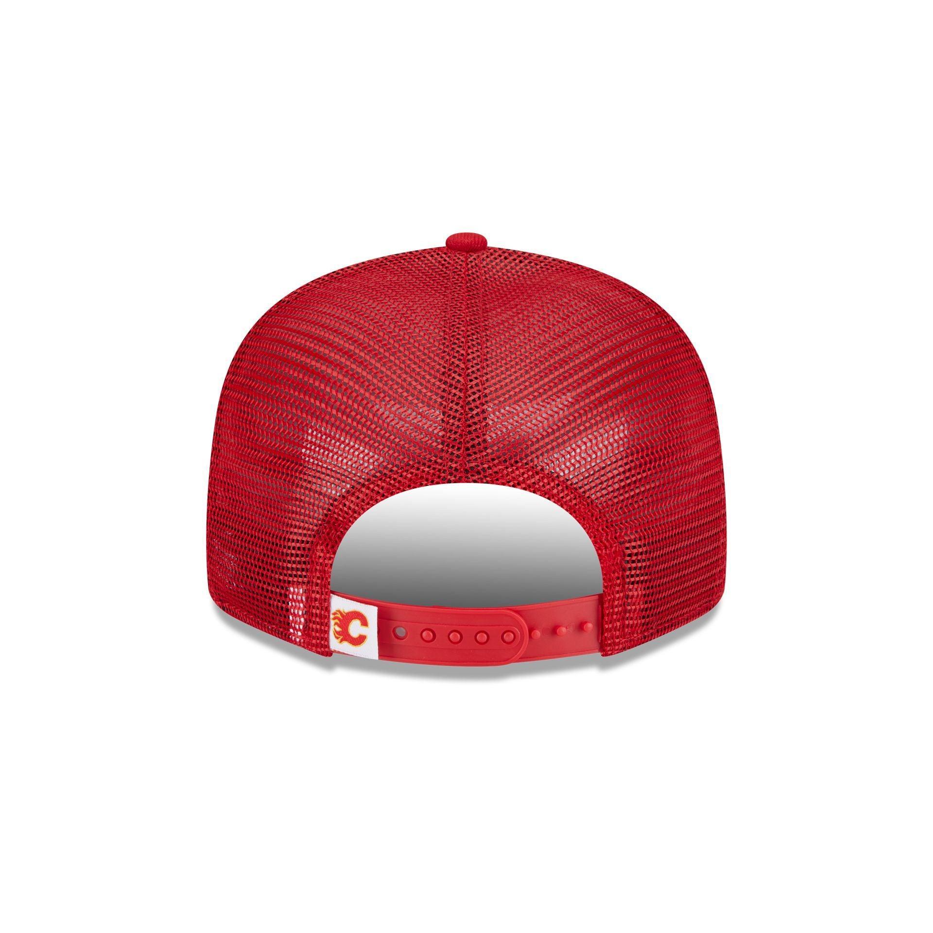 Calgary Flames Team Tag 9FIFTY Trucker Hat Male Product Image