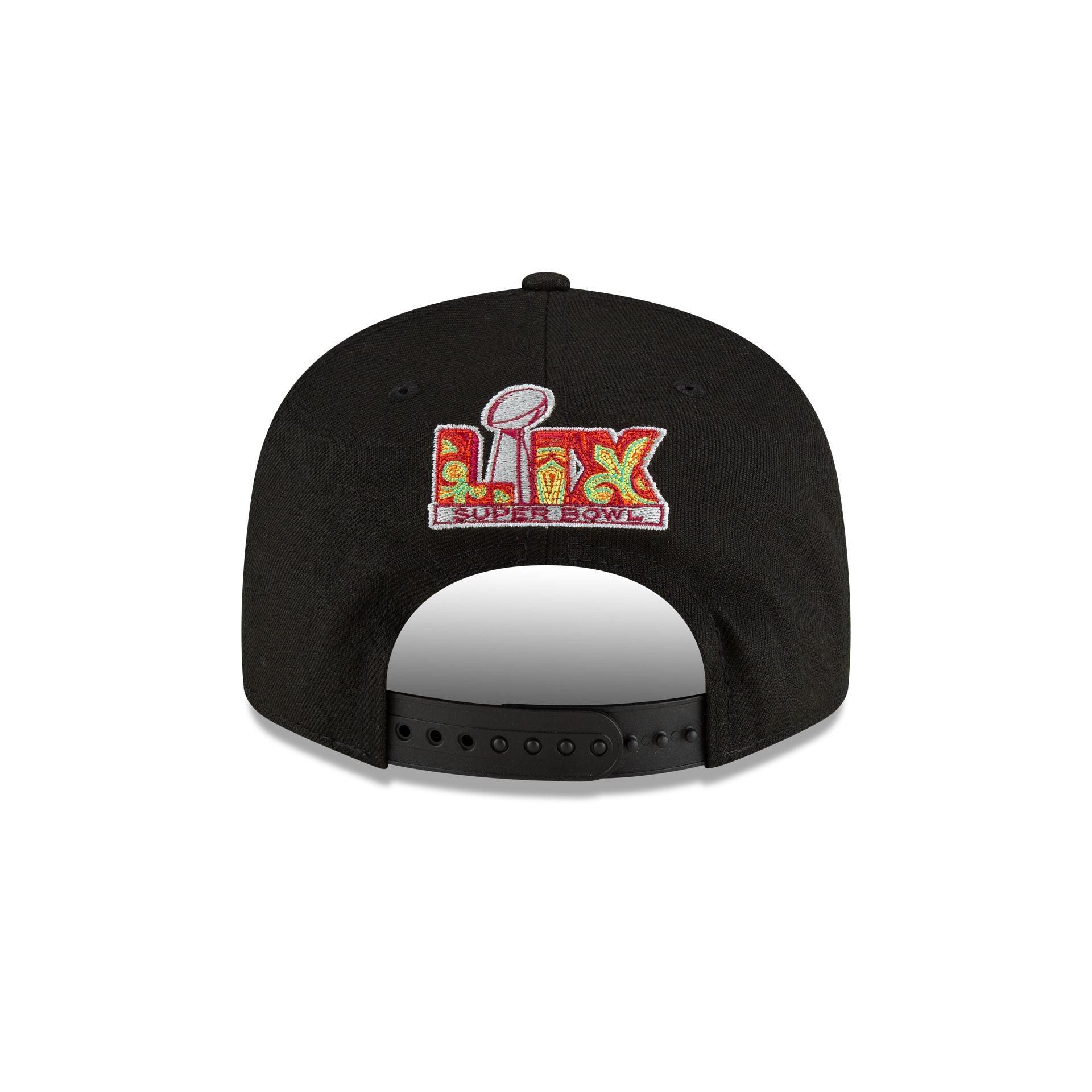 Philadelphia Eagles Super Bowl LIX Tarmac Split Panel 9FIFTY Snapback Hat Male Product Image