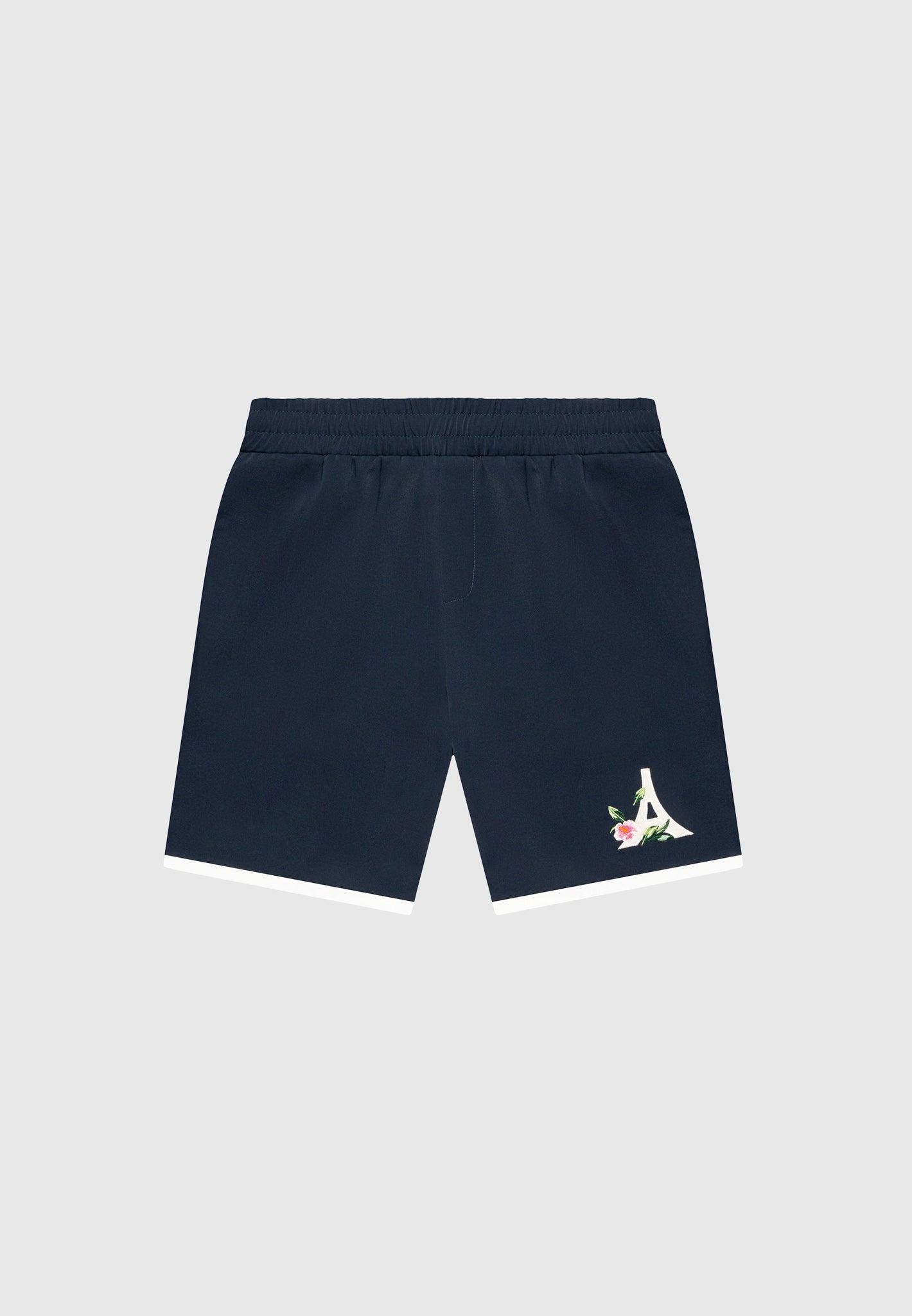 Velvet Eiffel Shorts  - Navy/White Male Product Image