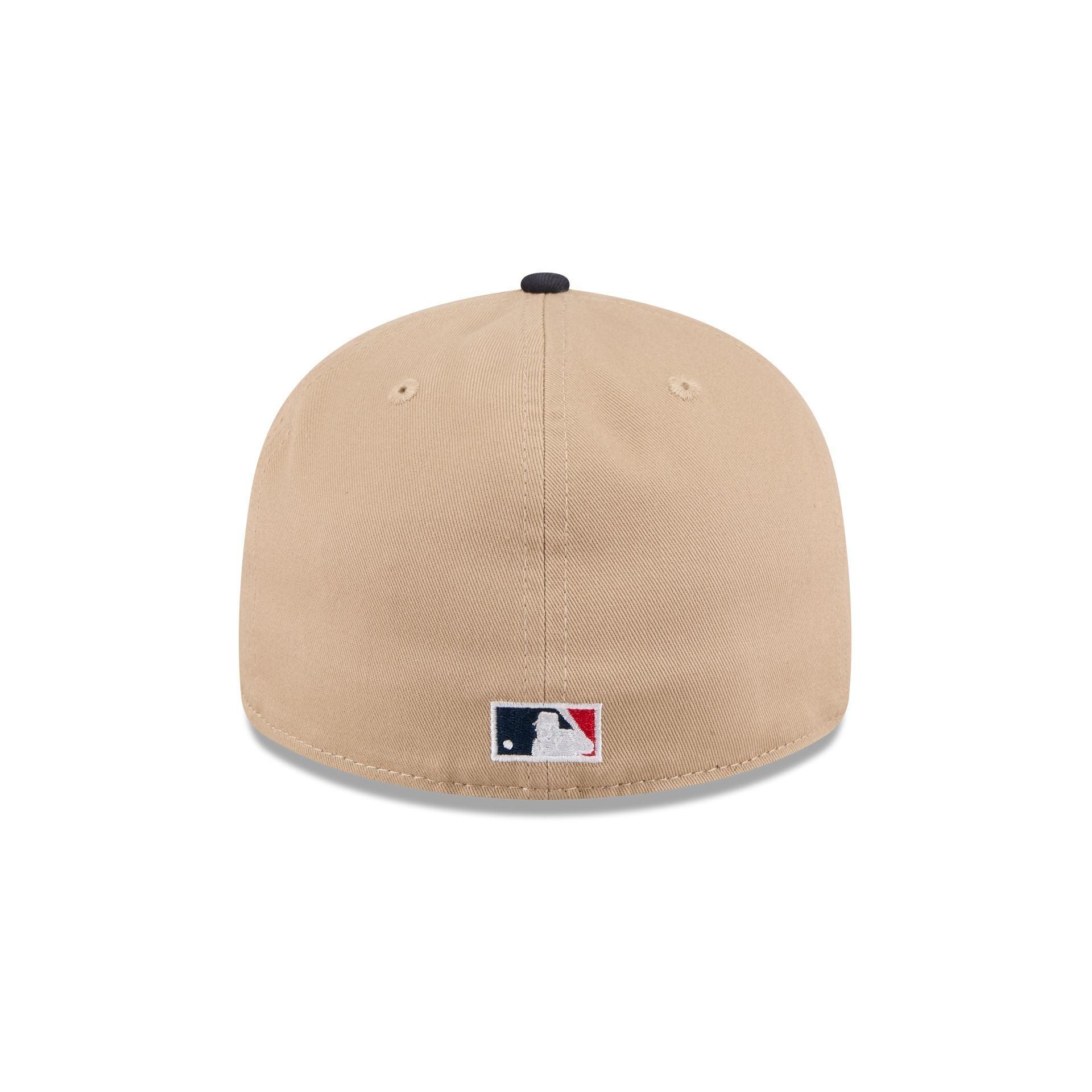 Boston Red Sox Camel Retro Crown 59FIFTY Fitted Hat Male Product Image
