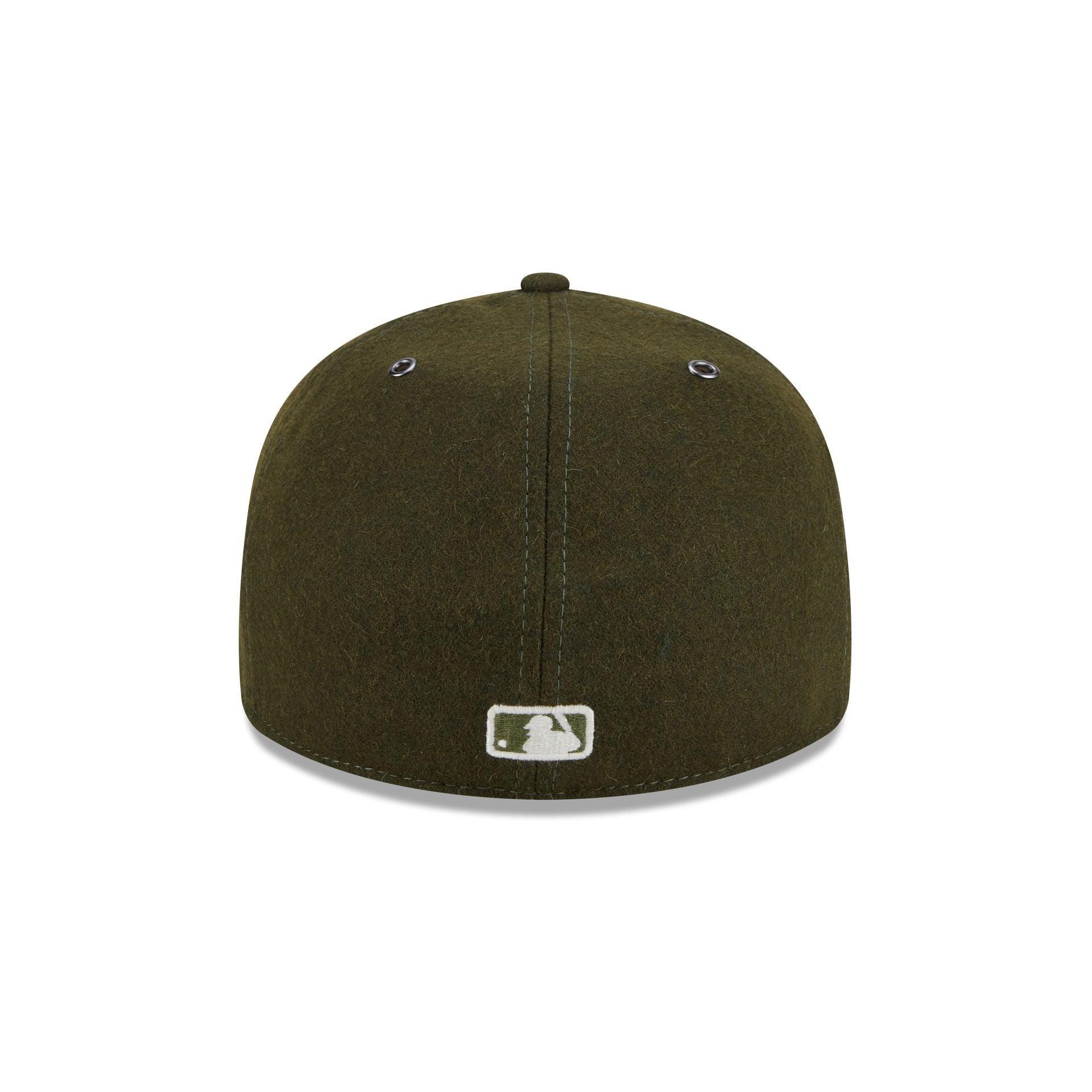 Philadelphia Phillies New Olive Wool Retro Crown 59FIFTY Fitted Hat Male Product Image
