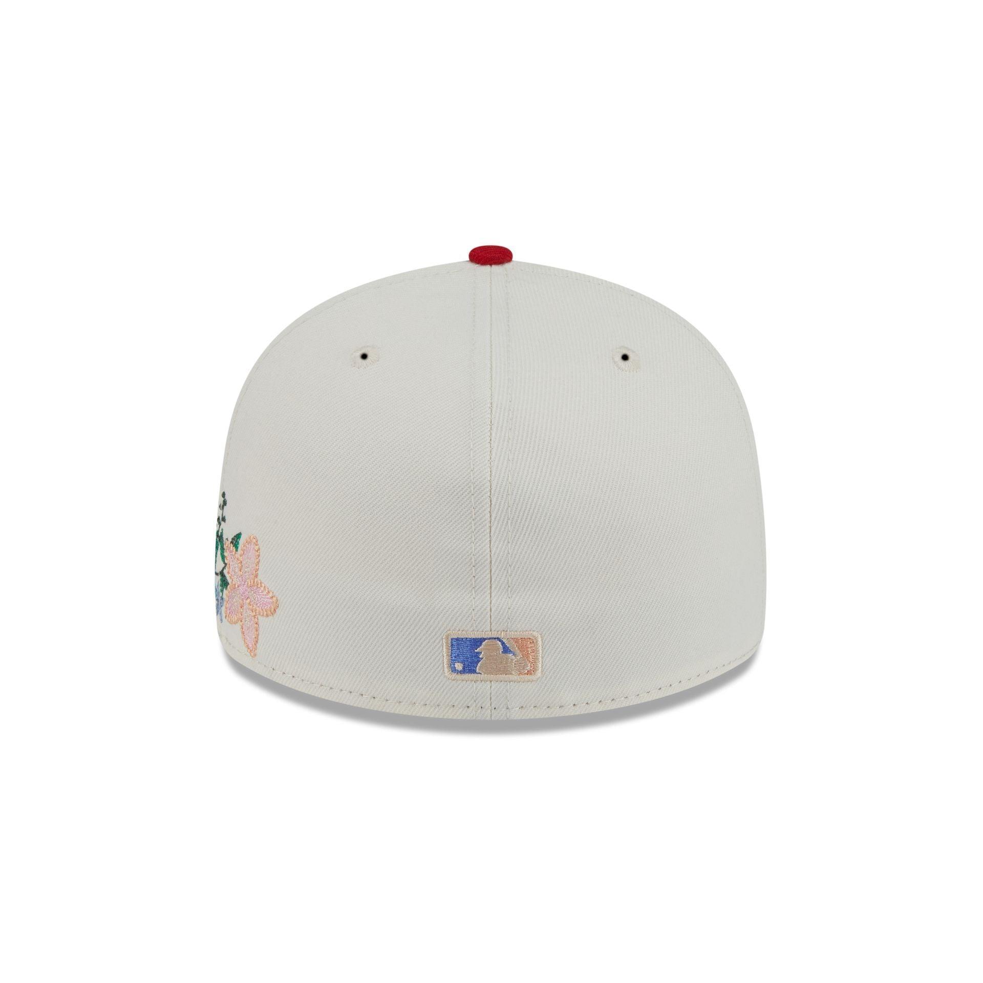 Washington Nationals Tonal Florals White 59FIFTY Fitted Hat Male Product Image