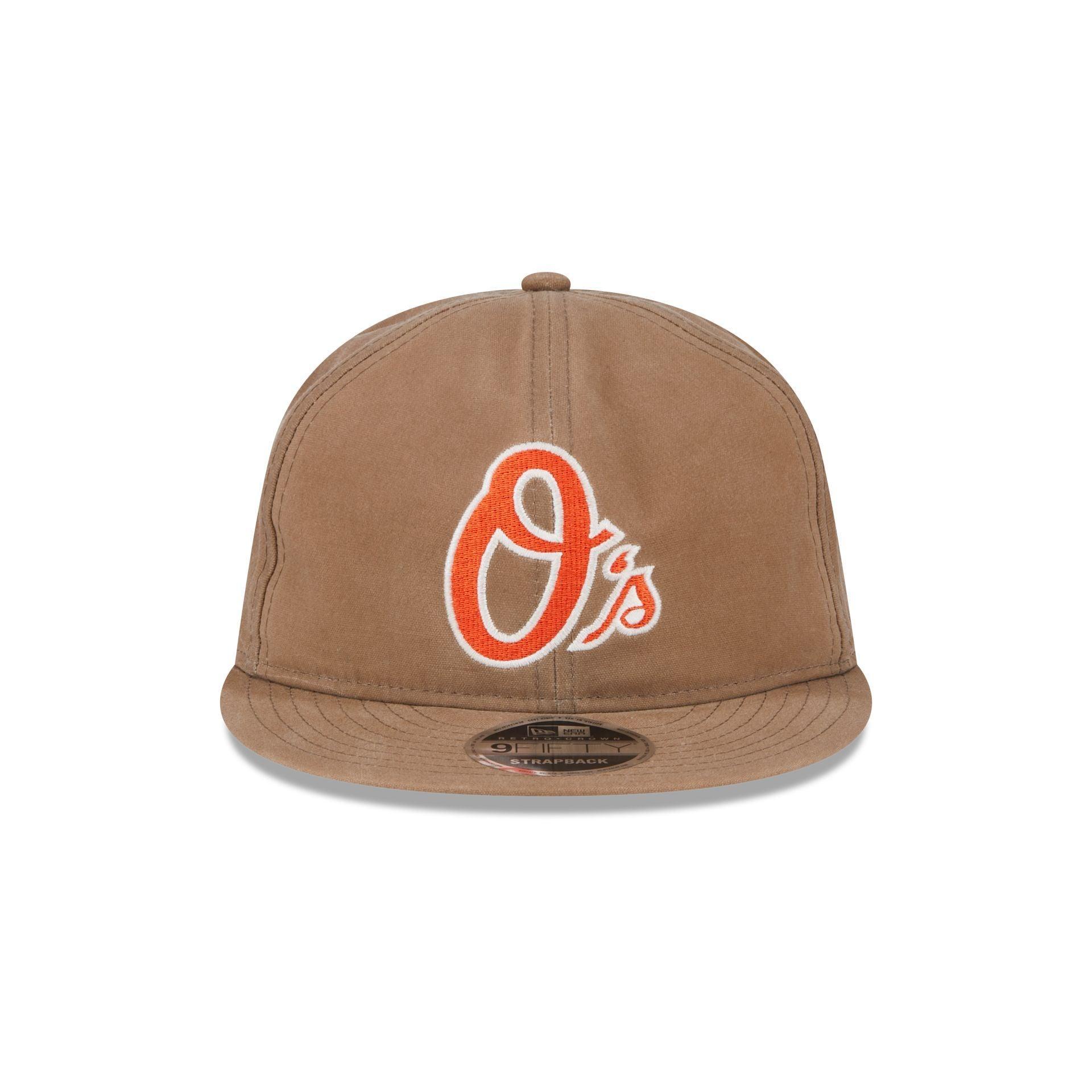Baltimore Orioles Khaki Retro Crown 9FIFTY Adjustable Hat Male Product Image