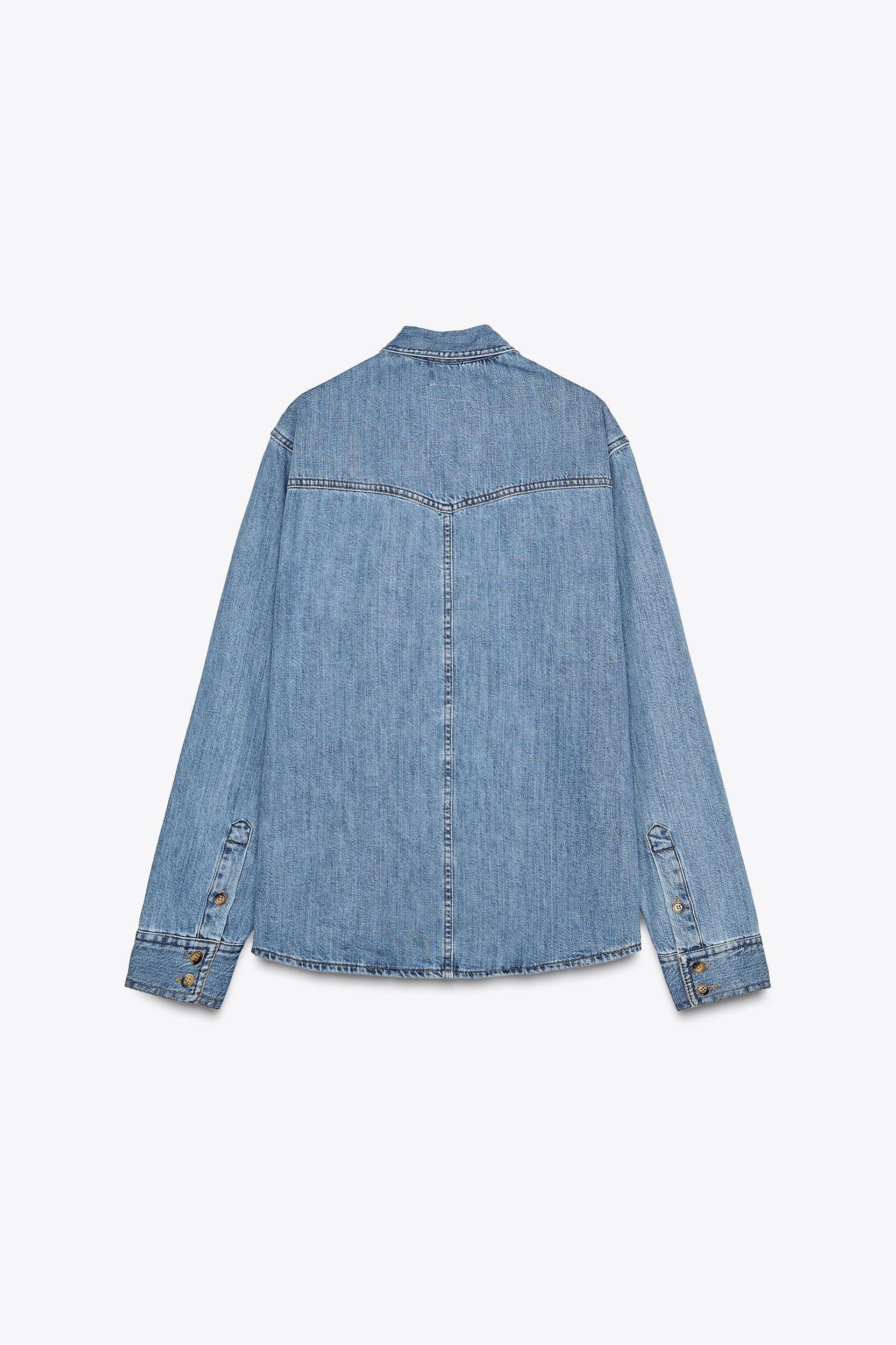 DENIM SHIRT ZW COLLECTION Product Image