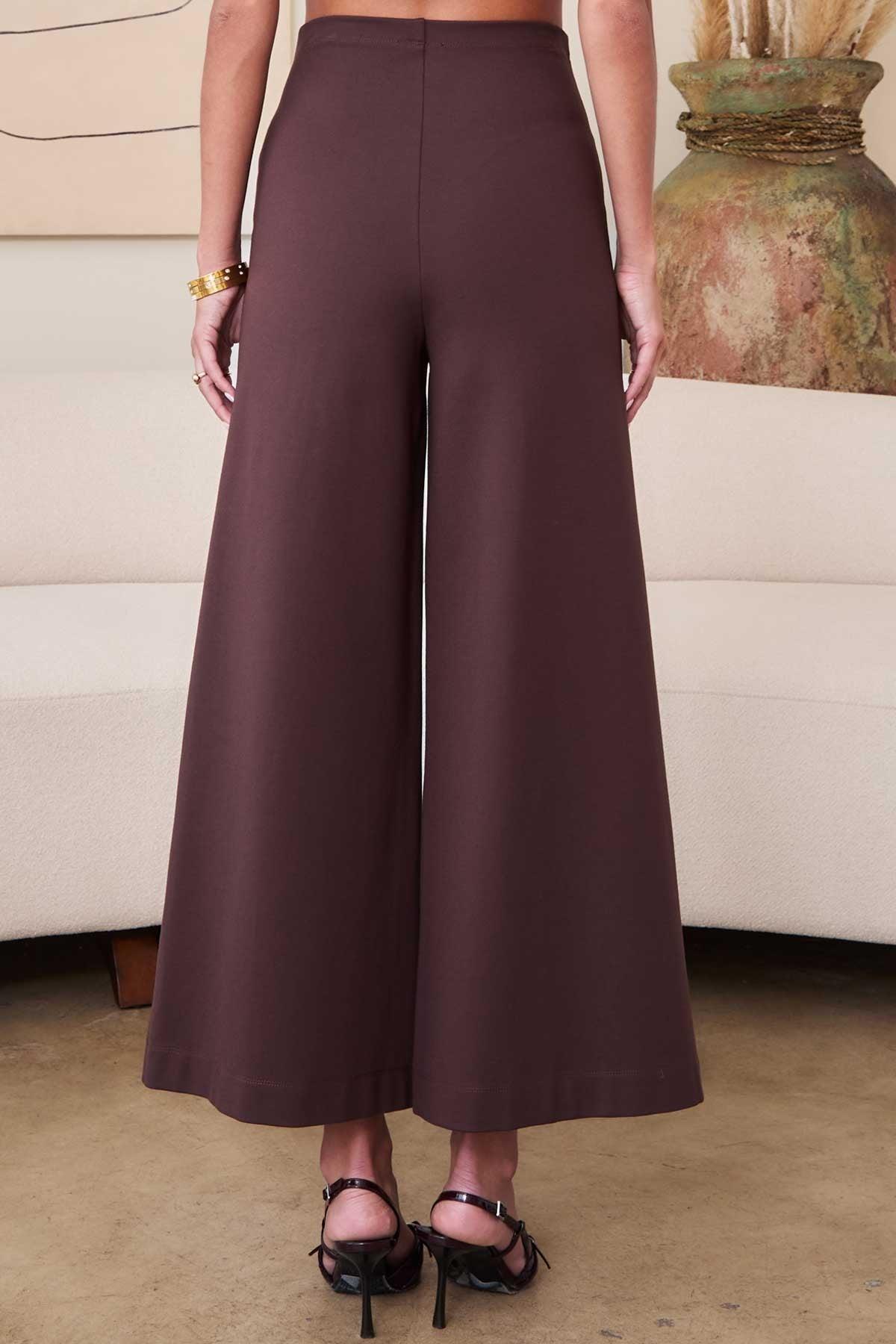 Jules Wide Leg Ponte Pants Product Image