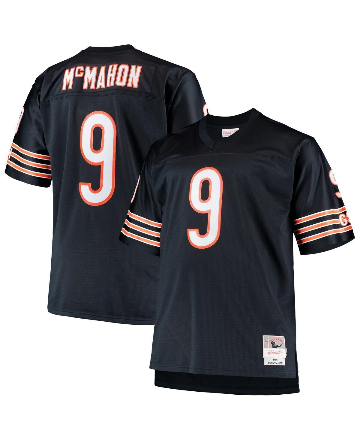 Men's Mitchell & Ness Jim McMahon Navy Chicago Bears Big & Tall 1985 Retired Player Replica Jersey, Size: 6XB, Blue Product Image