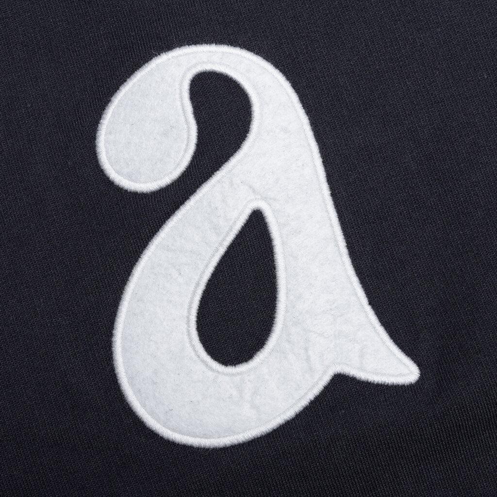 Word Salad Zip Hooded Sweatshirt - Dark Navy Male Product Image