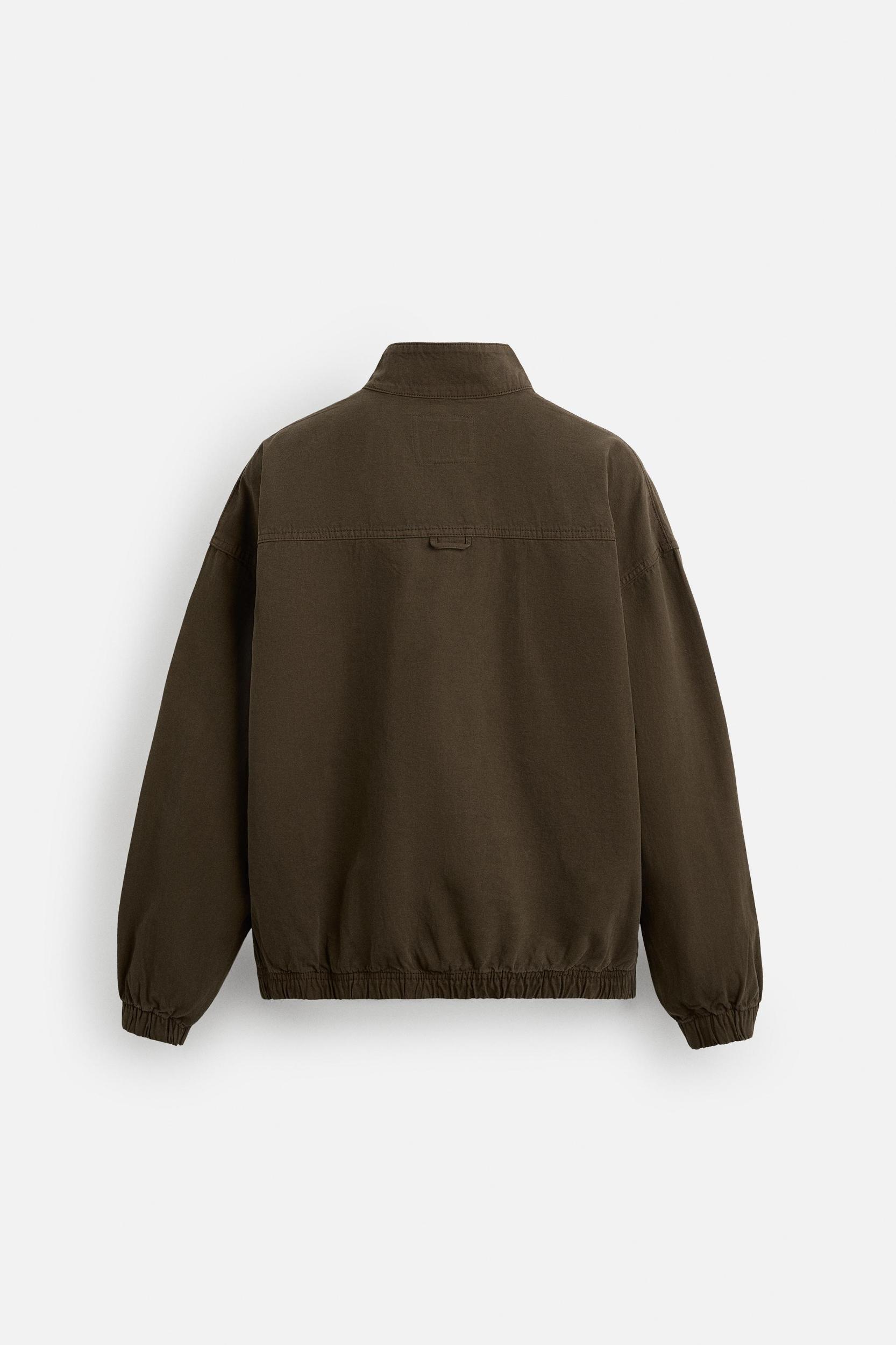 DENIM QUARTER-ZIP JACKET Product Image