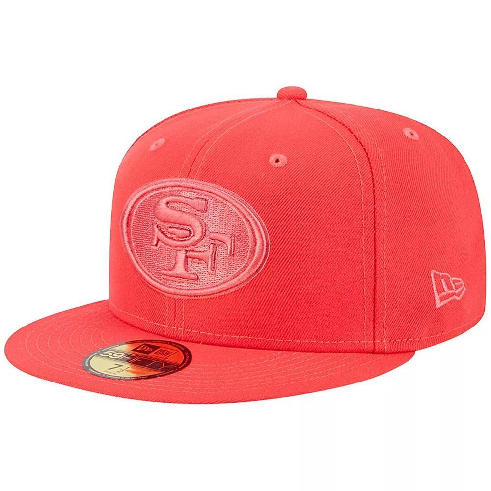 Men's New Era Scarlet San Francisco 49ers Color Pack Brights 59FIFTY Fitted Hat, Size: 7 7/8, Red Product Image