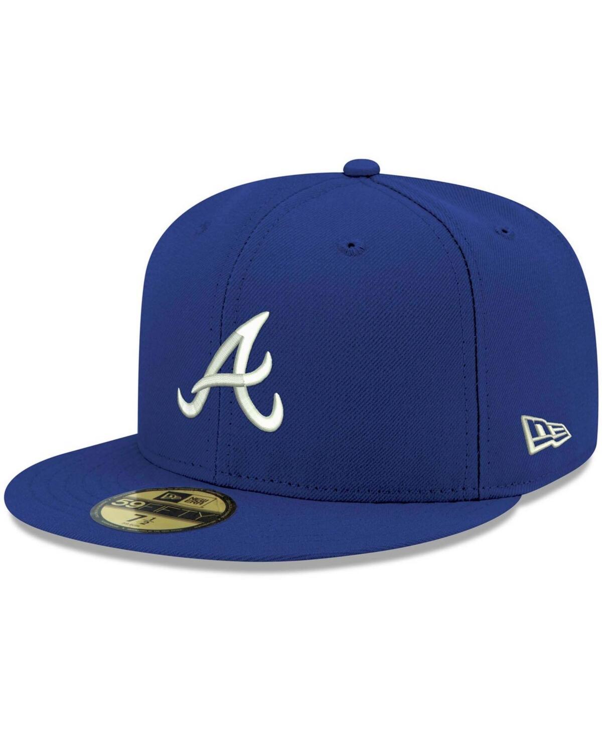 Men's New Era Royal Houston Astros Logo White 59FIFTY Fitted Hat, Size: 7 7/8, Blue Product Image