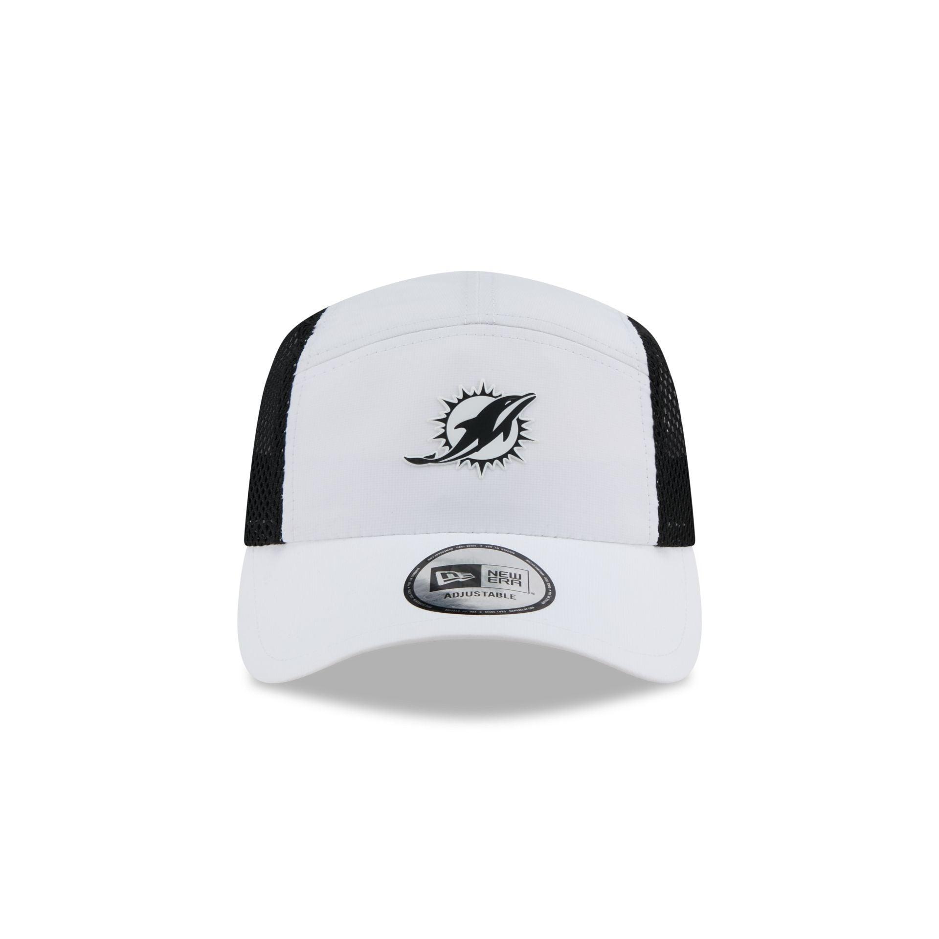 Miami Dolphins White Poly Runner Adjustable Hat Male Product Image