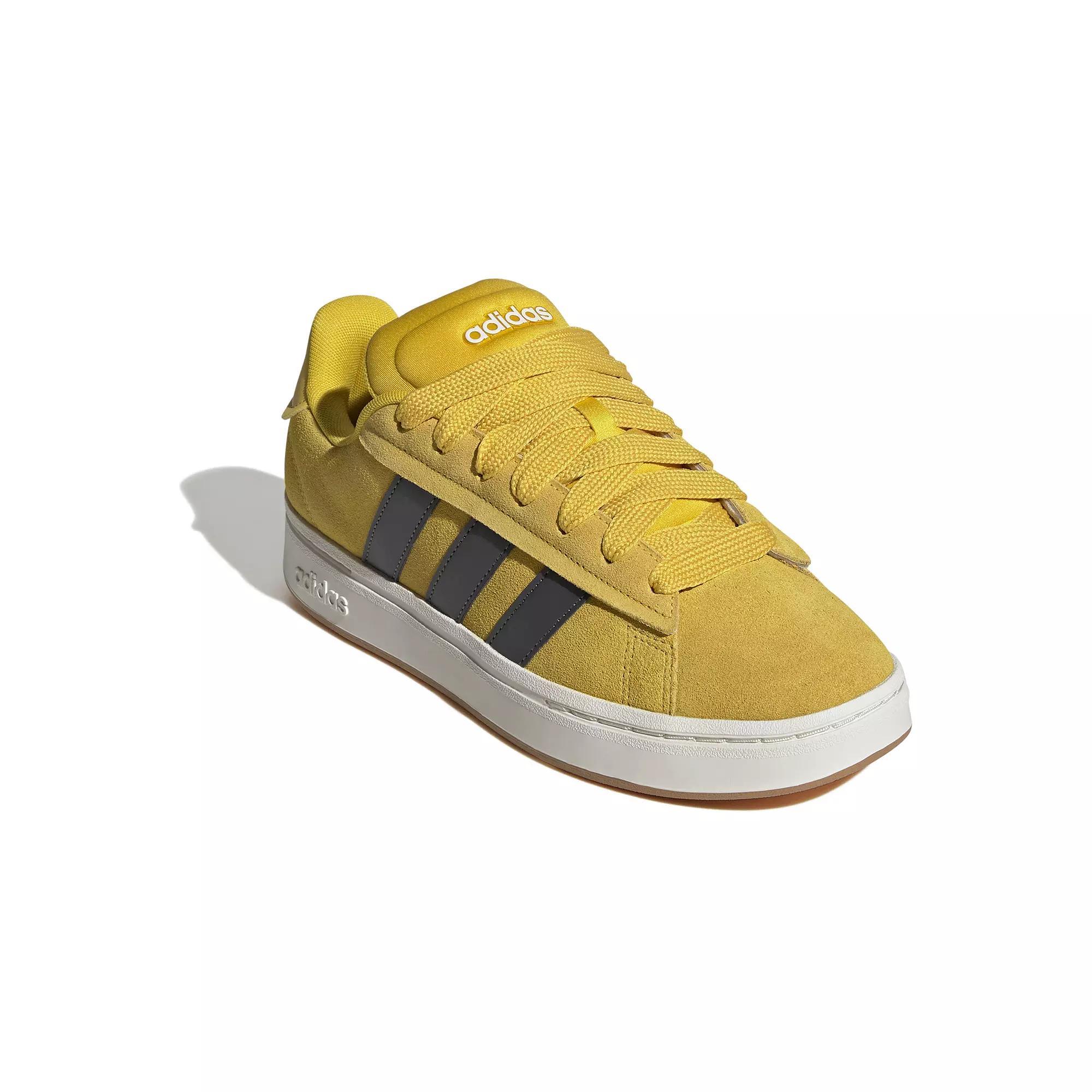 adidas Grand Court Alpha 00s Men's Sneakers, Size: 11, Yellow Gray Gum Product Image