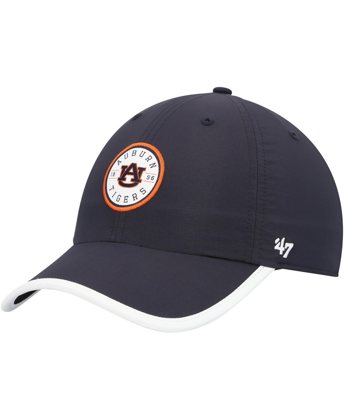 Men's '47  Navy Auburn Tigers Microburst Clean Up Adjustable Hat, Blue Product Image