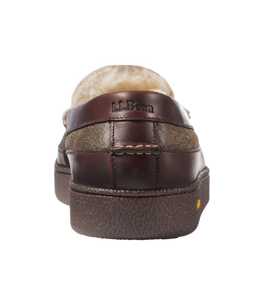 Men's Lodge Moc Vibram® Slippers, Shearling Product Image
