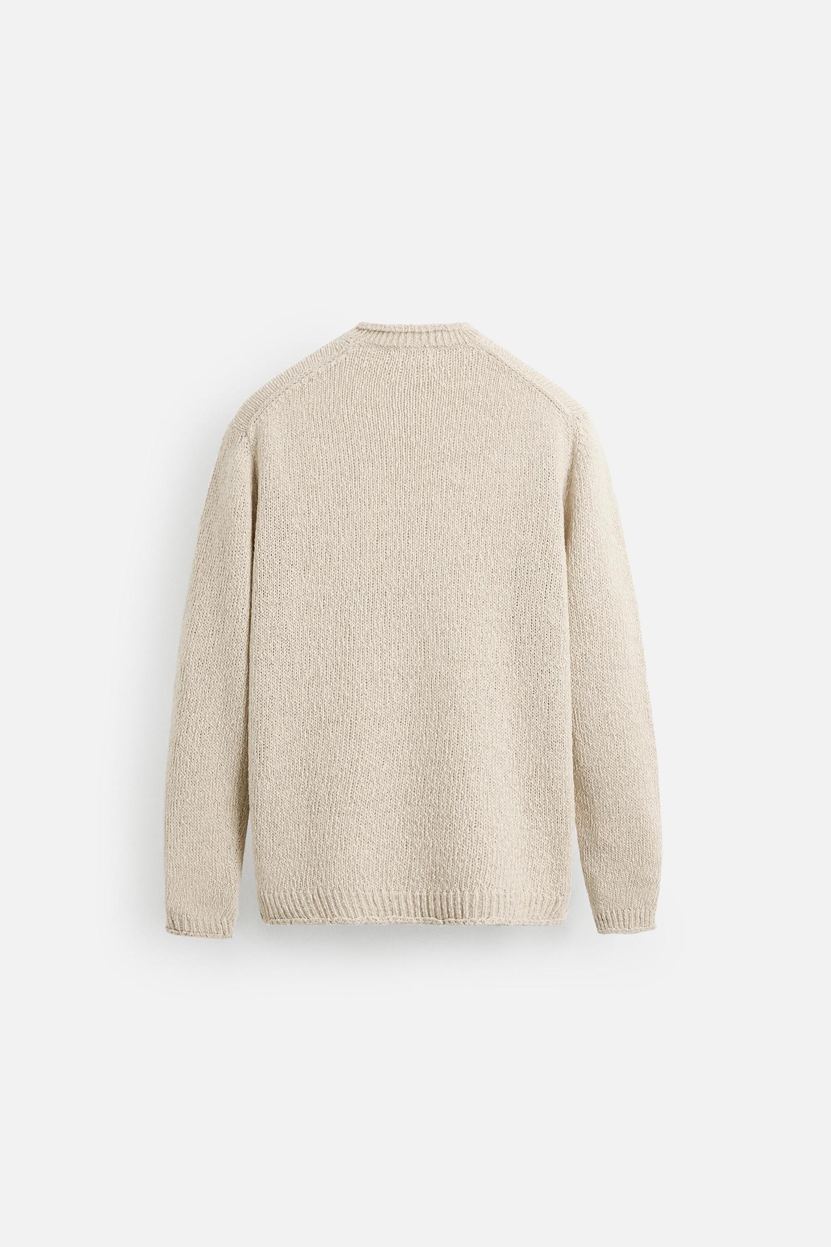 RUSTIC TEXTURED KNIT SWEATER Product Image