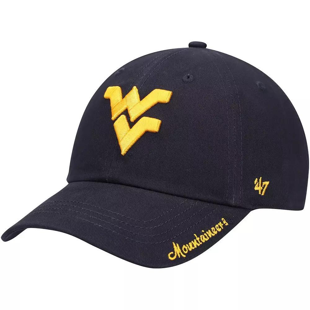 Womens 47 West Virginia Mountaineers Miata Clean Up Logo Adjustable Hat, Blue Product Image